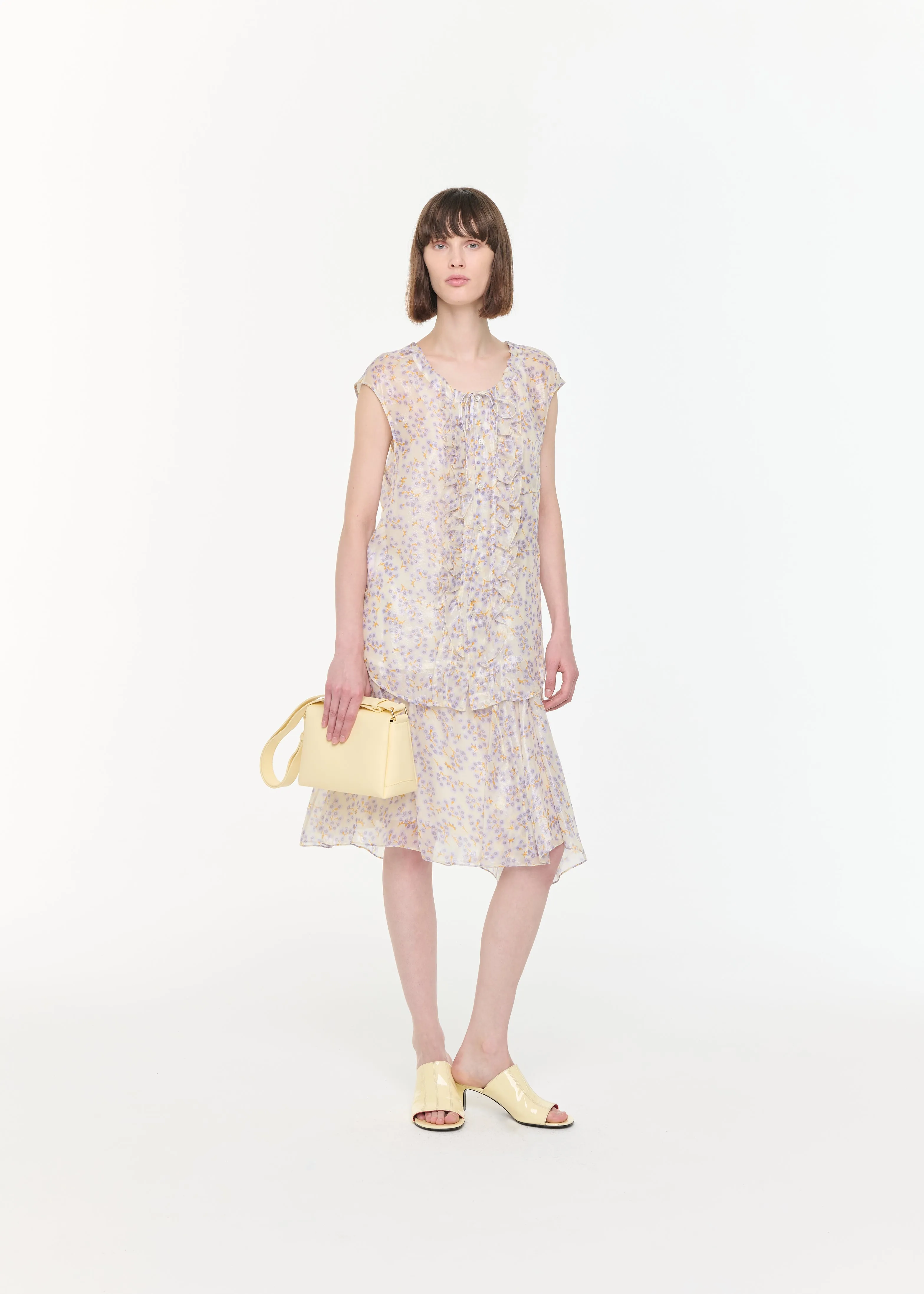 SILK CHIFFON SKIRT sold by Plan C product image thumbnail 3