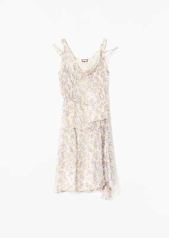 SILK CHIFFON MIDI DRESS made by Plan C