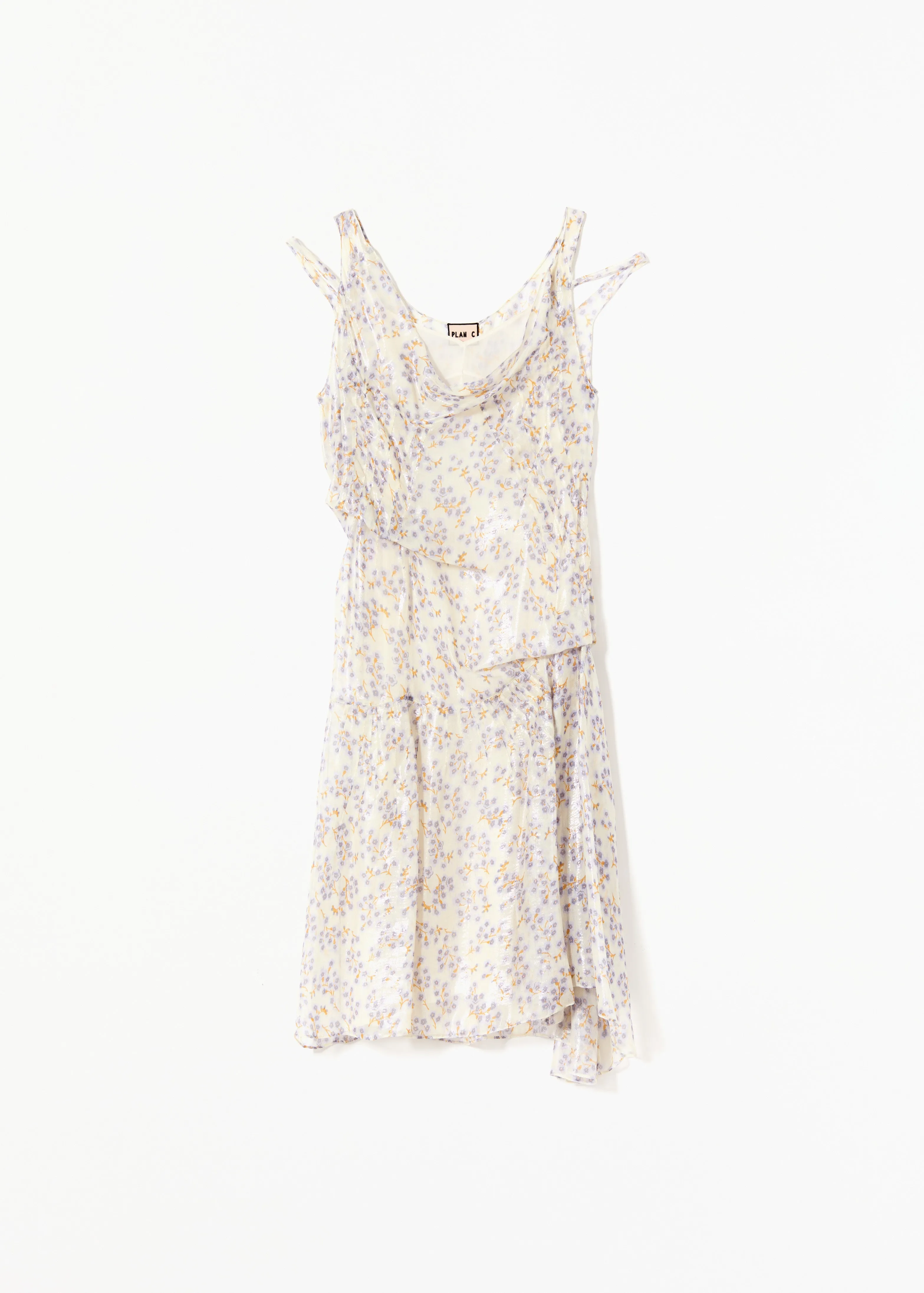 SILK CHIFFON MIDI DRESS sold by Plan C