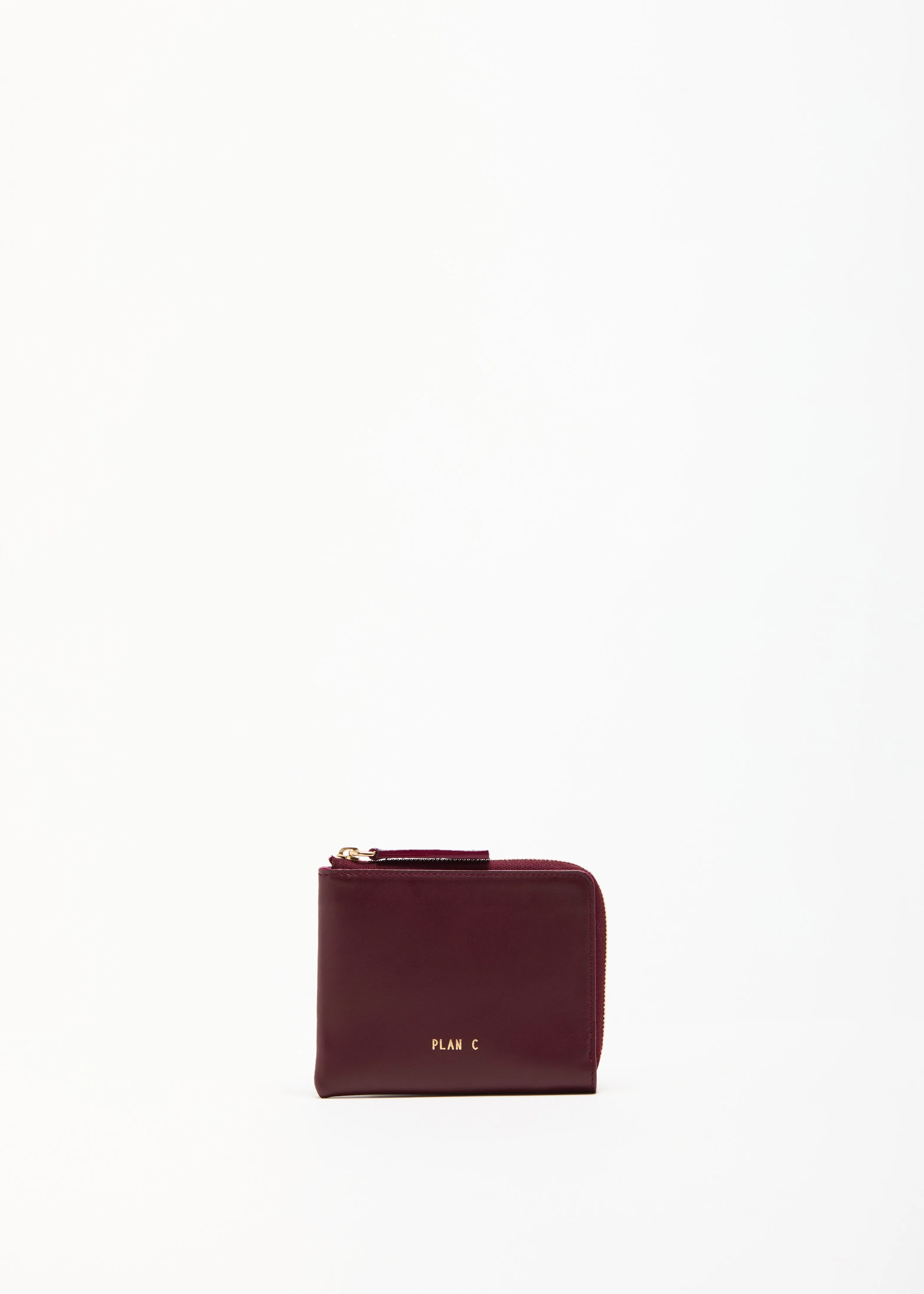 BURGUNDY LEATHER COIN PURSE sold by Plan C