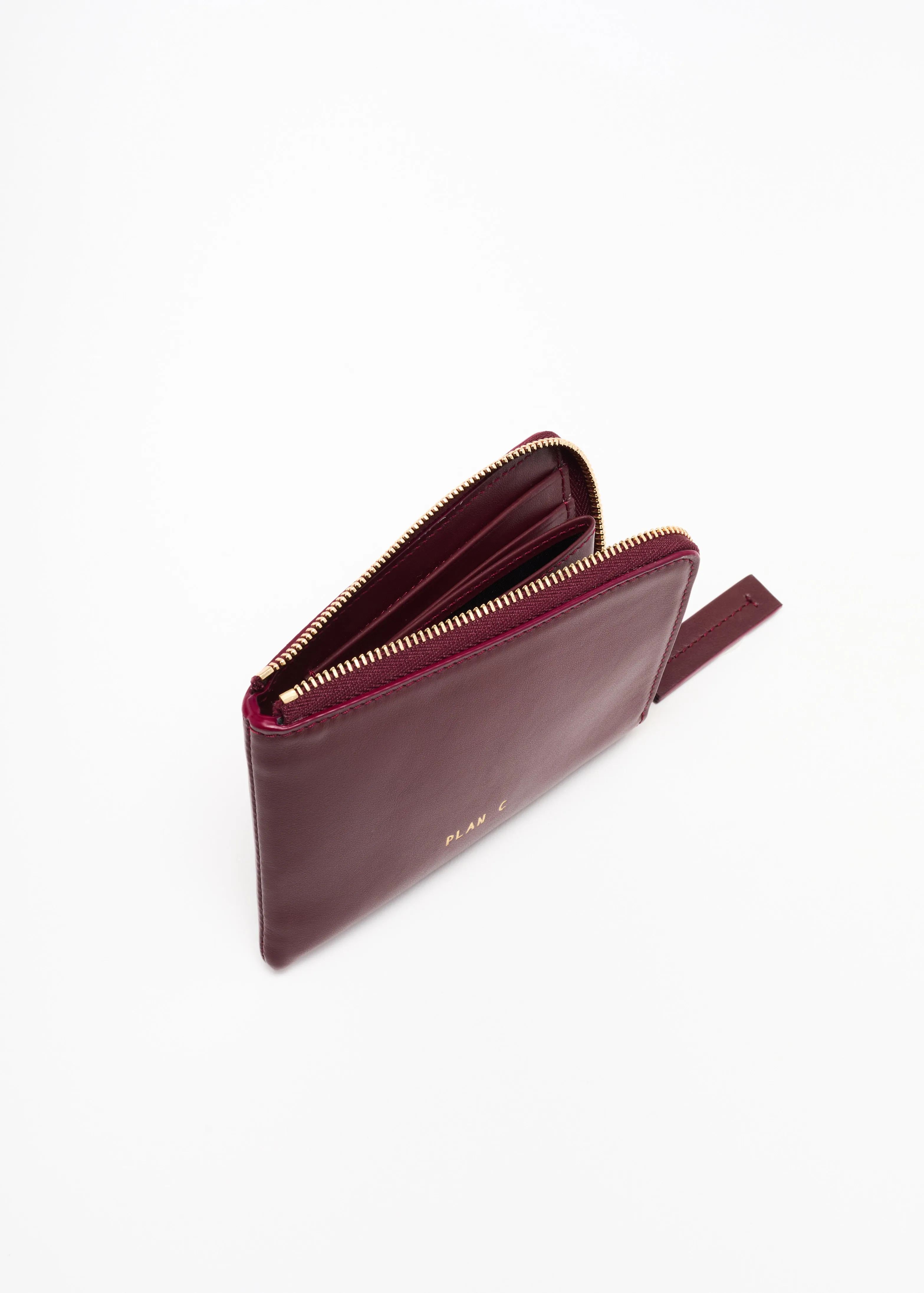 BURGUNDY LEATHER COIN PURSE sold by Plan C product image thumbnail 3