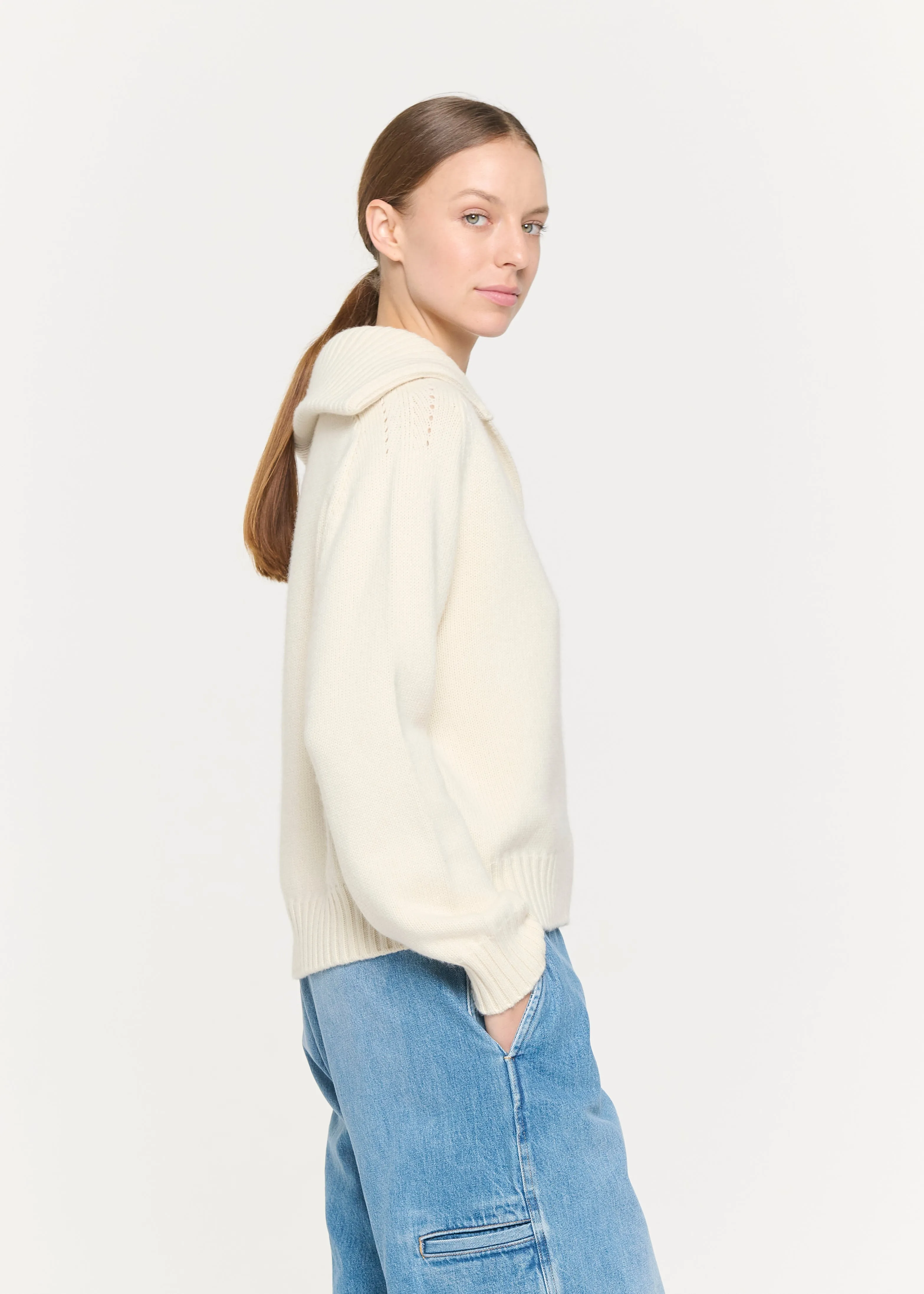 BUTTER V-NECK POLO sold by Plan C product image thumbnail 5