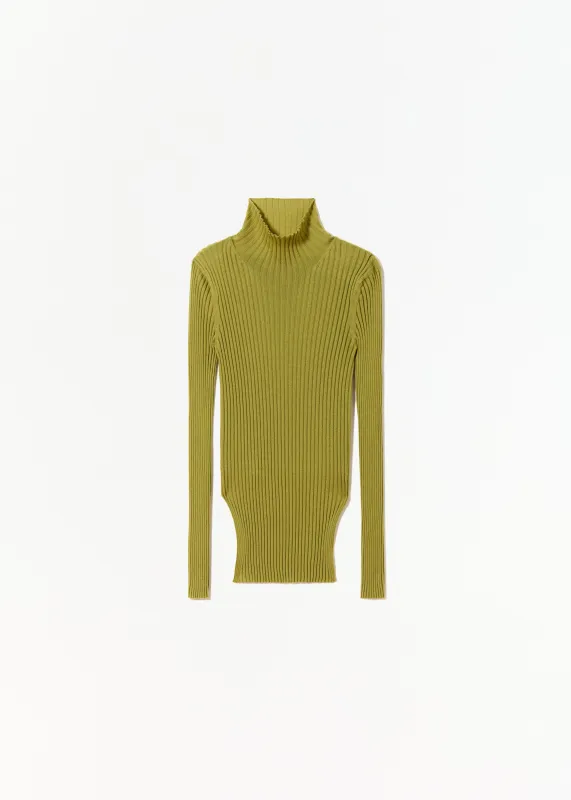 ACID GREEN MERINO TURTLENECK SWEATER sold by Plan C