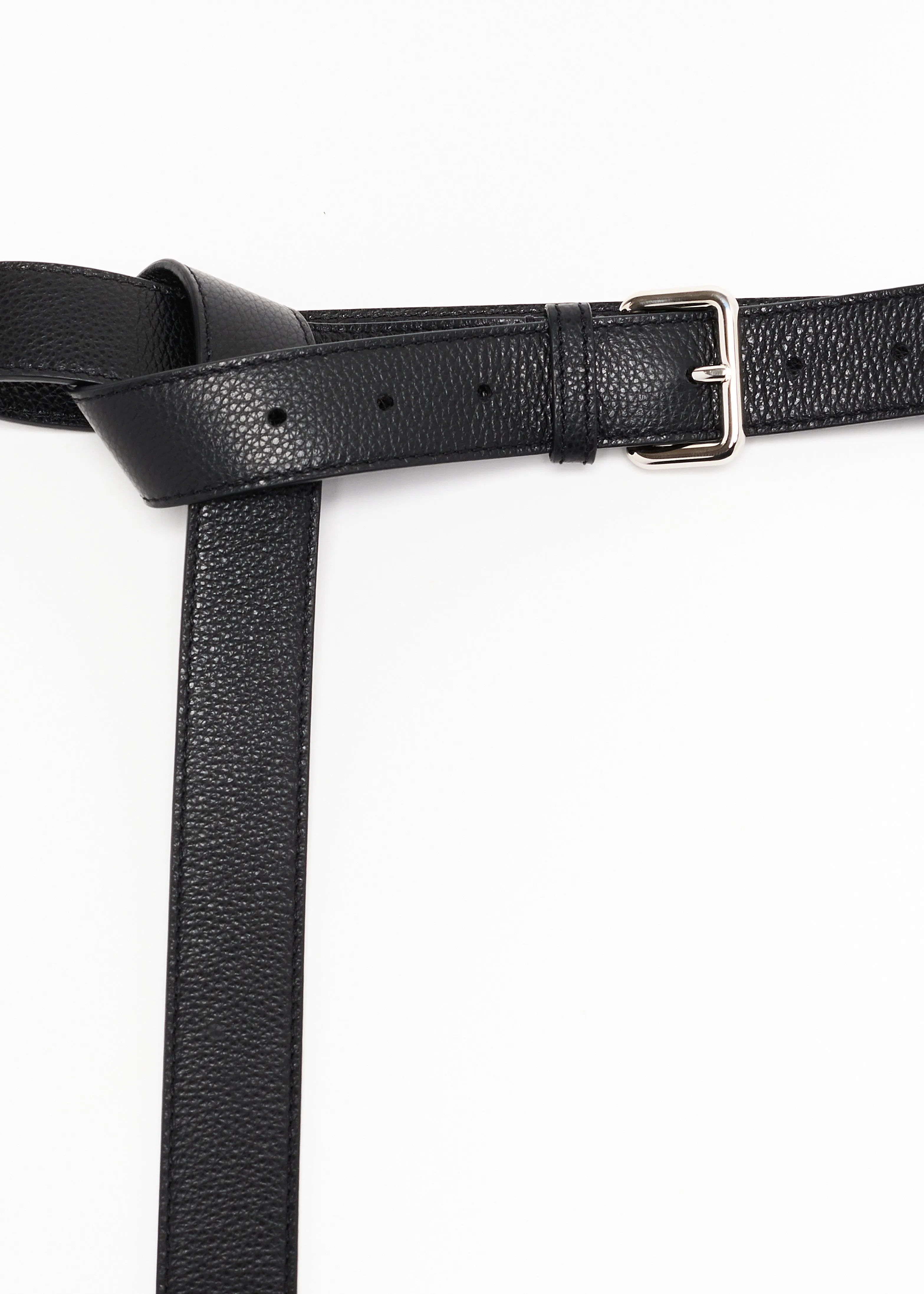 LEATHER BELT BLACK sold by Plan C product image thumbnail 3