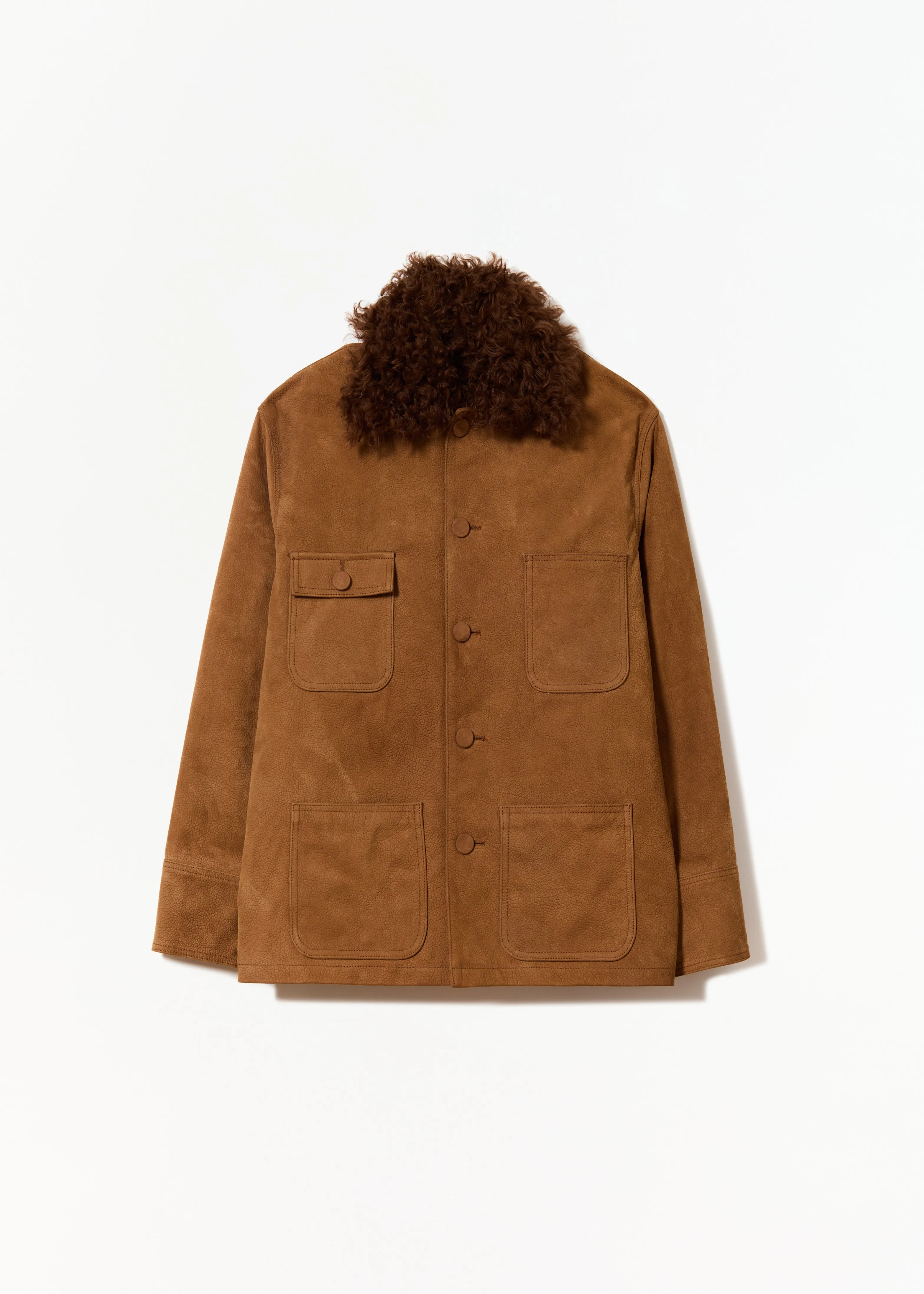 TOBACCO LEATHER JACKET sold by Plan C product image thumbnail 4