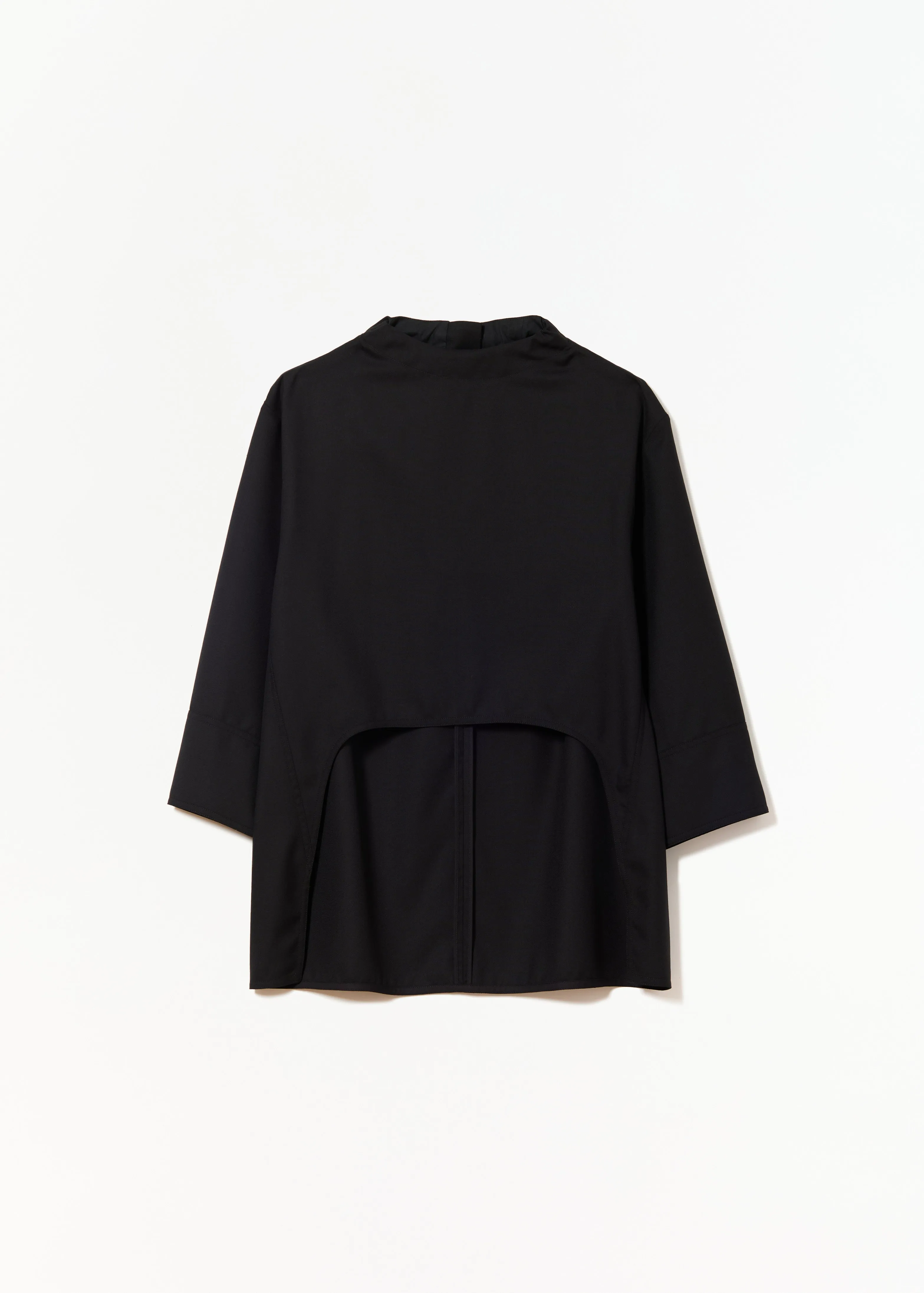 BLACK WOOL SHIRT sold by Plan C