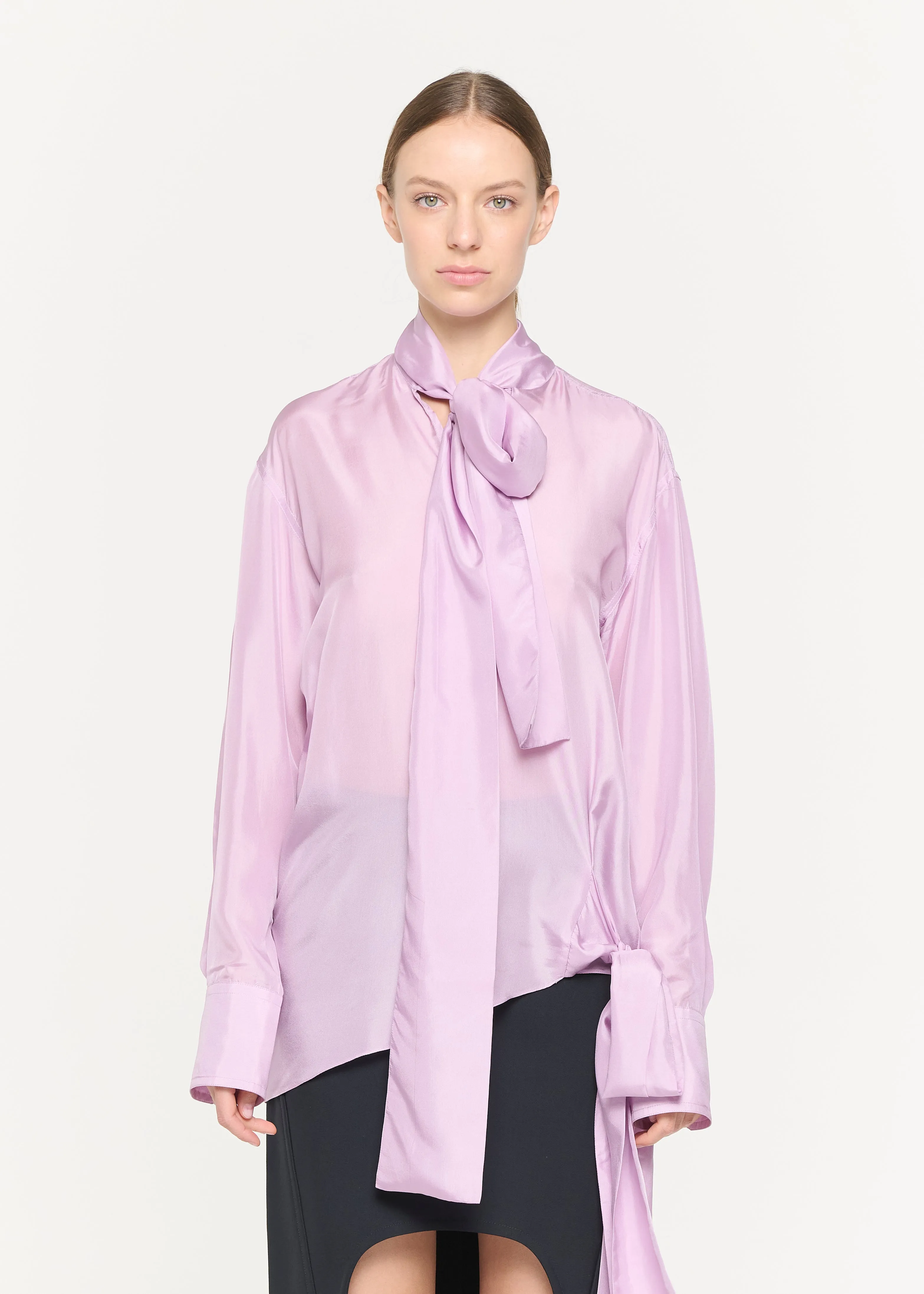 WISTERIA SILK HABOUTAI SHIRT sold by Plan C product image thumbnail 2