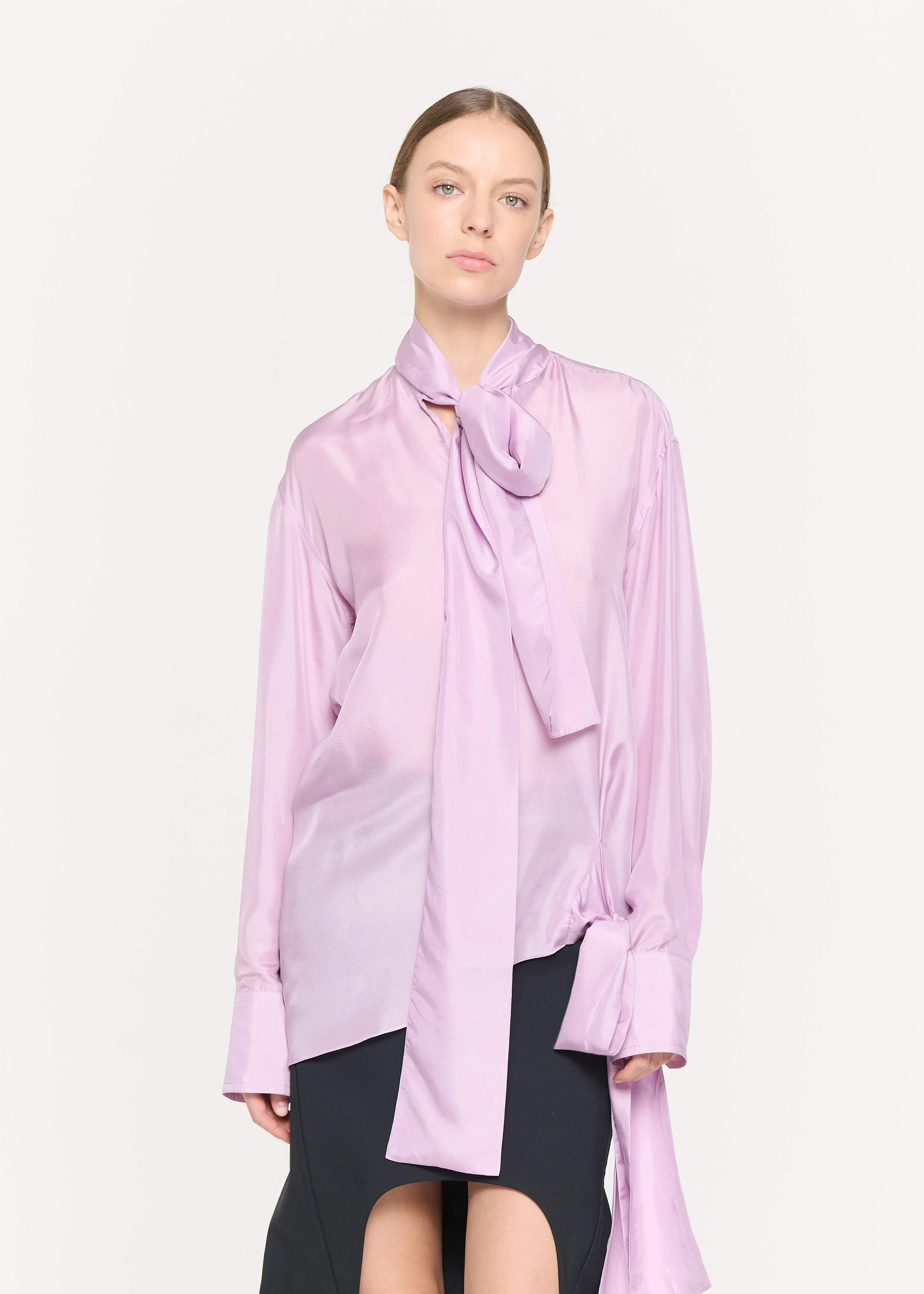 WISTERIA SILK HABOUTAI SHIRT sold by Plan C product image thumbnail 4