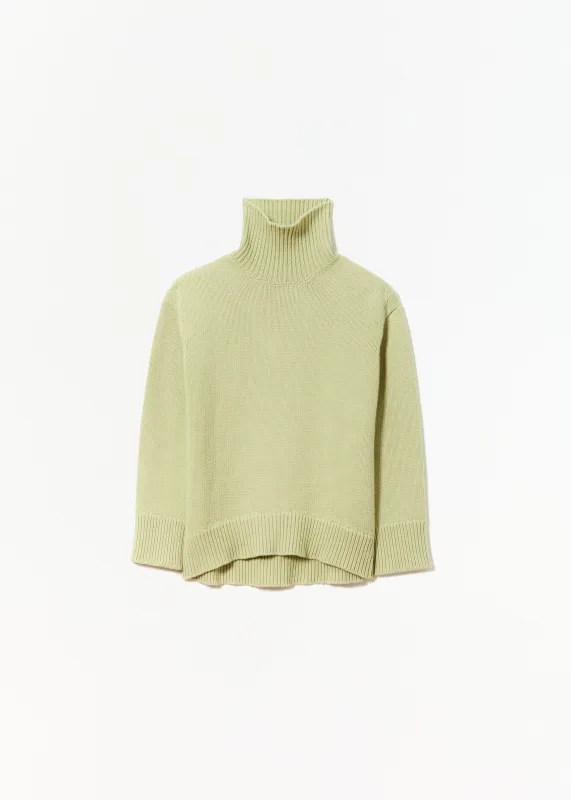 CASHMERE TURTLENECK SWEATER PISTACHIO sold by Plan C