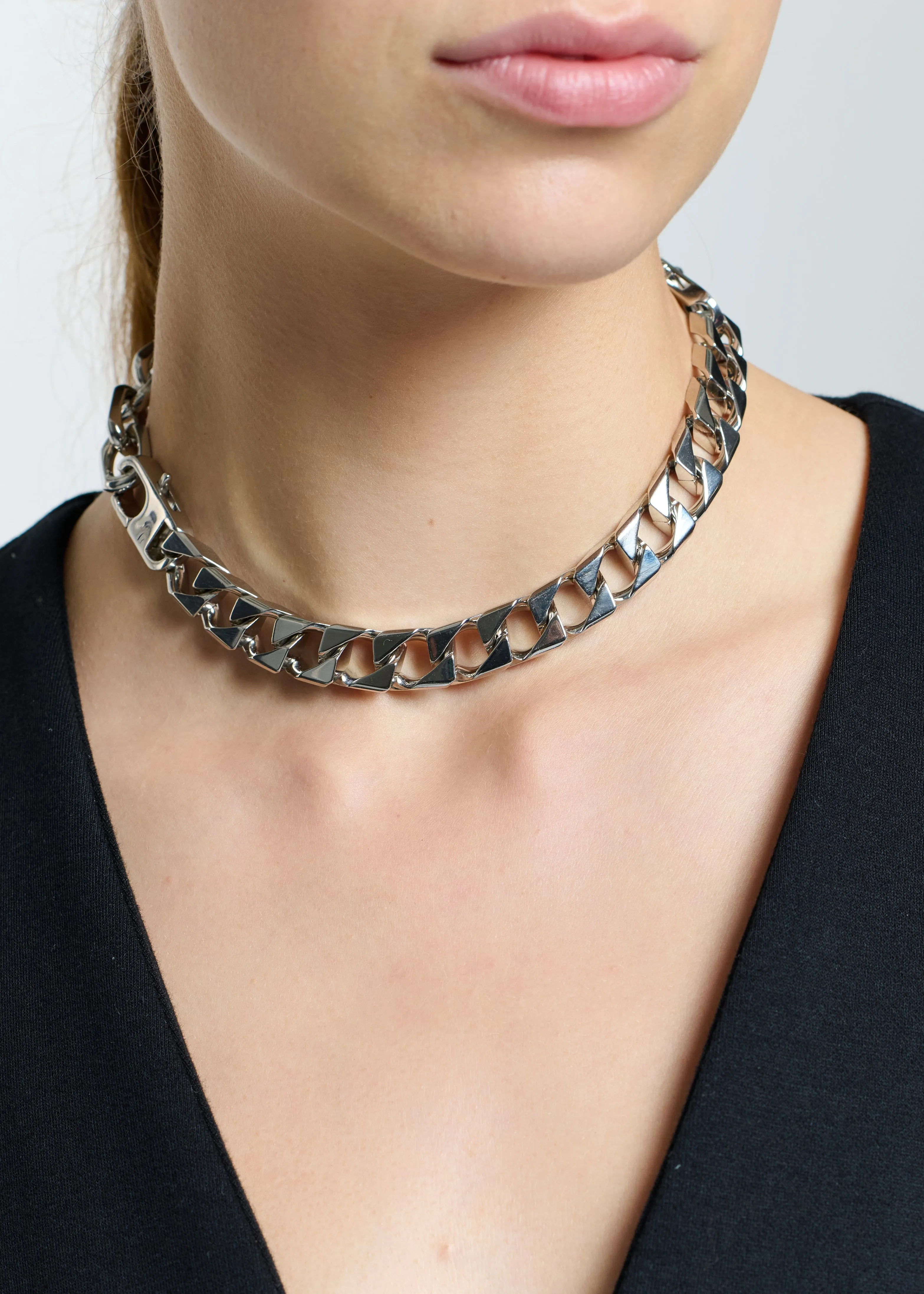 DOUBLE CHAIN NECKLACE sold by Plan C product image thumbnail 2
