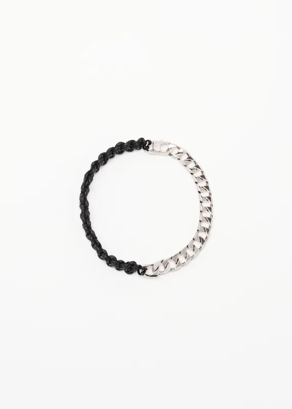 CHAIN NECKLACE WITH BLACK CORD made by Plan C