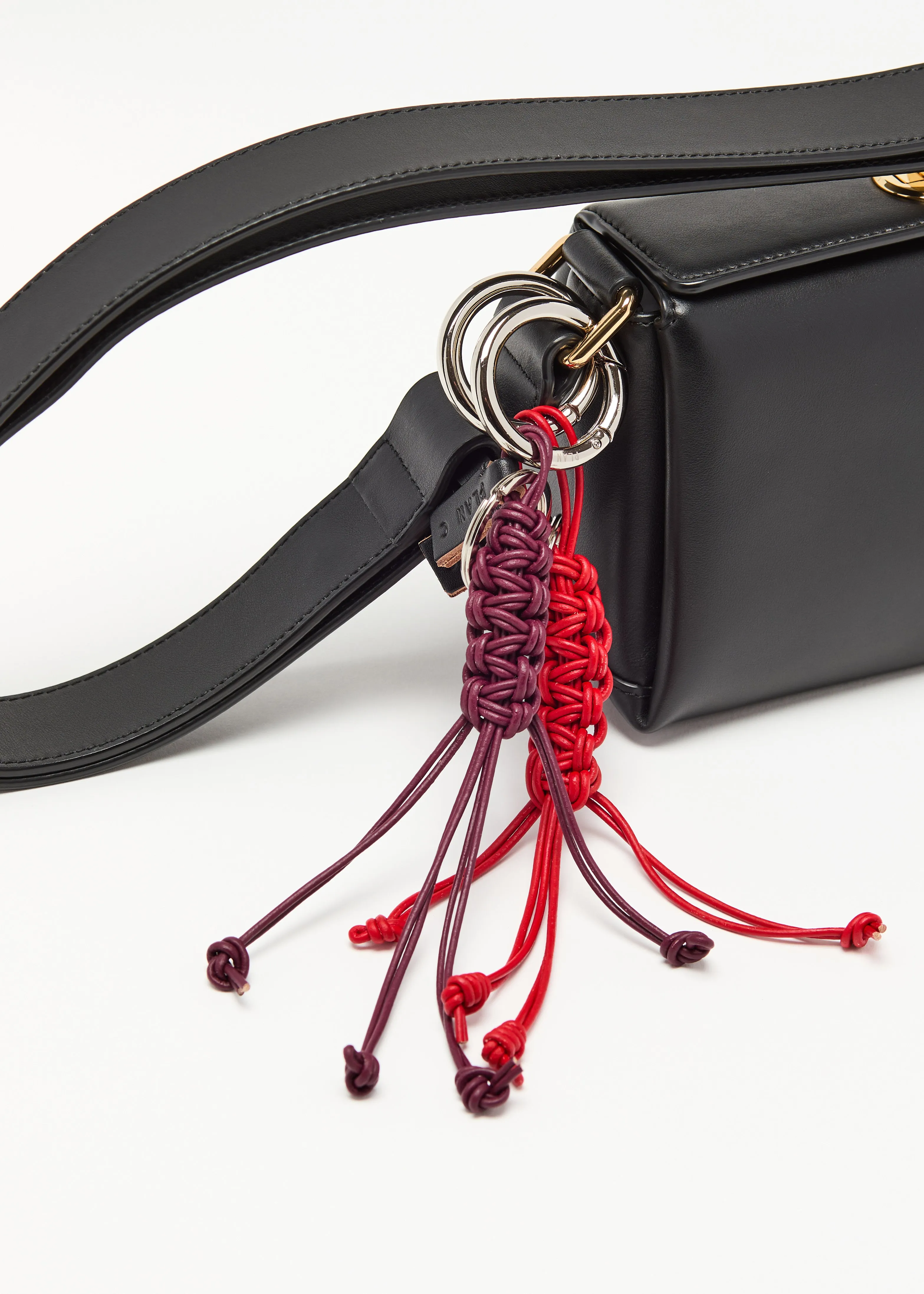 VERMILION RED KEY RING WITH CORD FRINGES sold by Plan C product image thumbnail 2