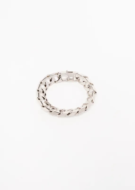 SILVER GROUMETTE CHAIN BRACELET made by Plan C