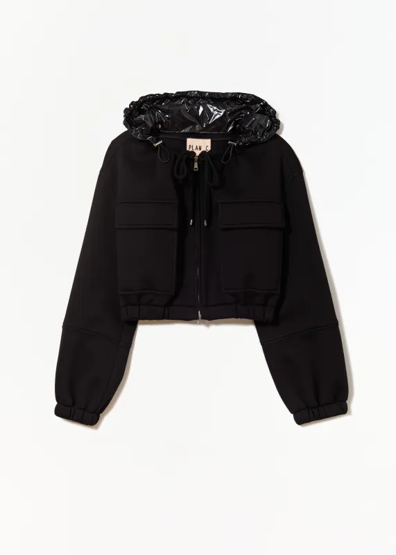 BLACK SCUBA JACKET made by Plan C