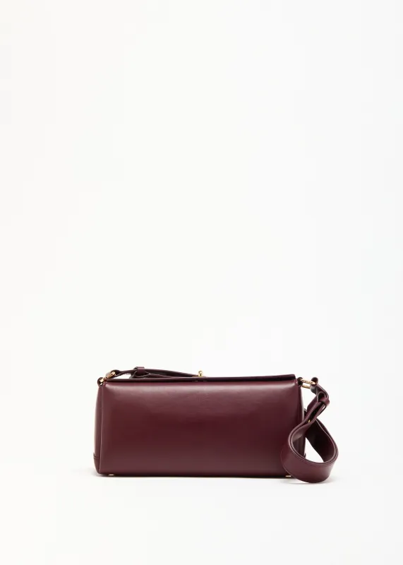 BURGUNDY BAGUETTE FOLDED BAG made by Plan C