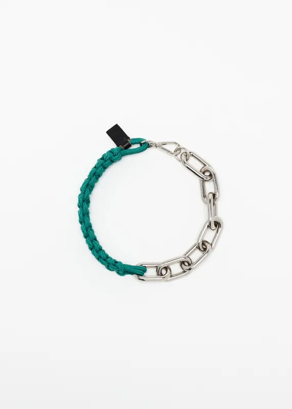 GREEN CHUNKY CHAIN NECKLACE made by Plan C