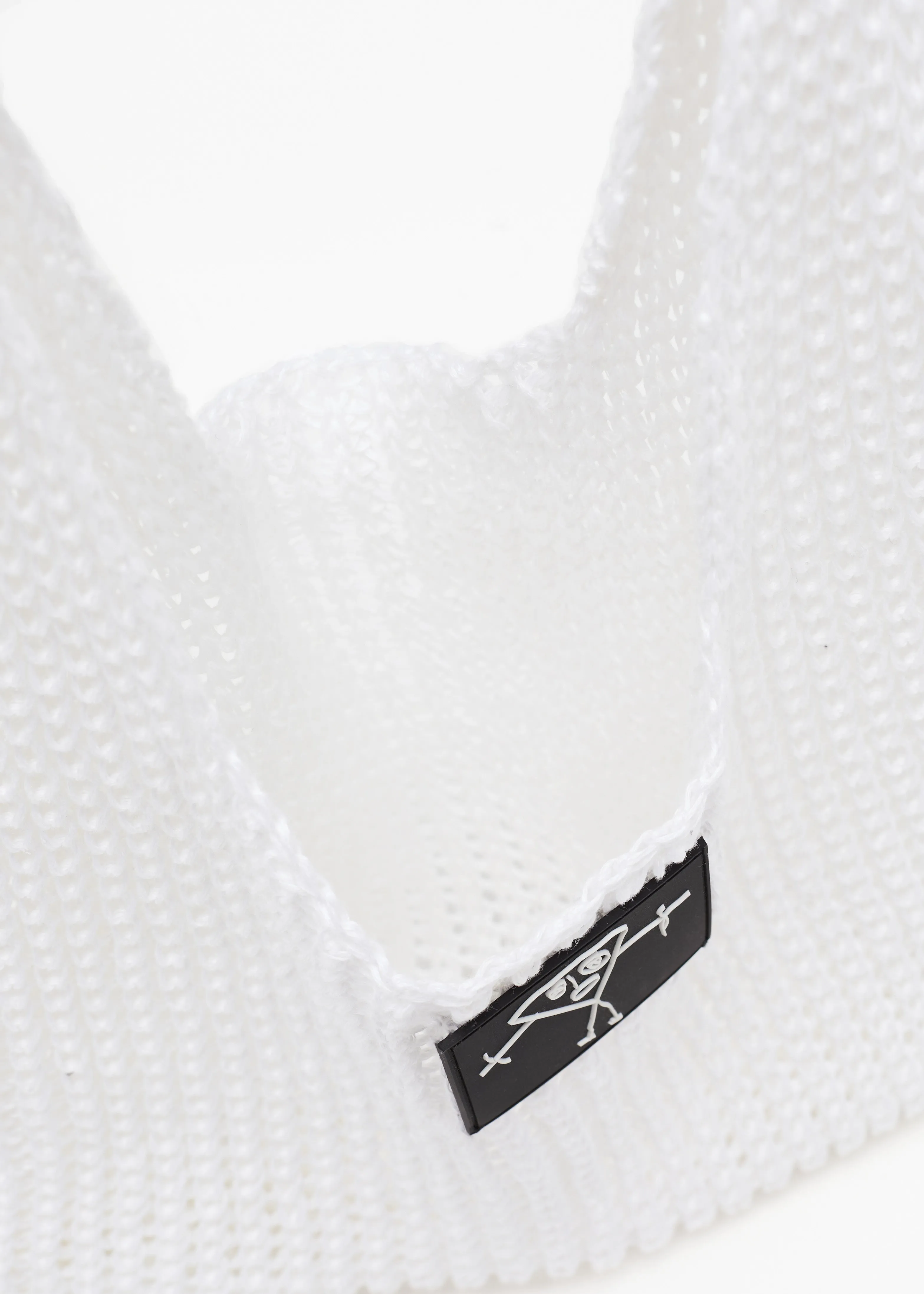 WHITE LINEN MESH BAG sold by Plan C product image thumbnail 3