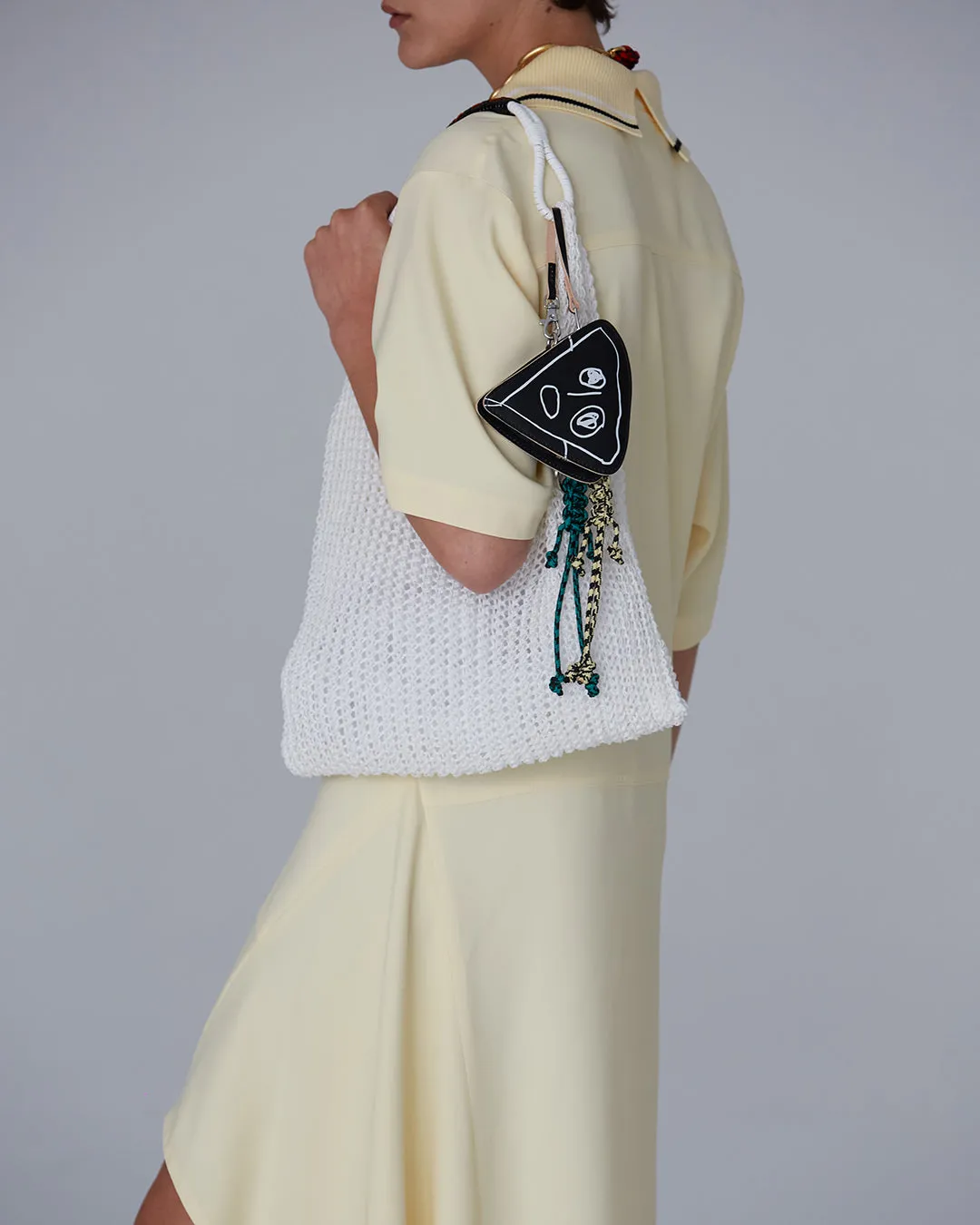 WHITE LINEN MESH BAG sold by Plan C product image thumbnail 2