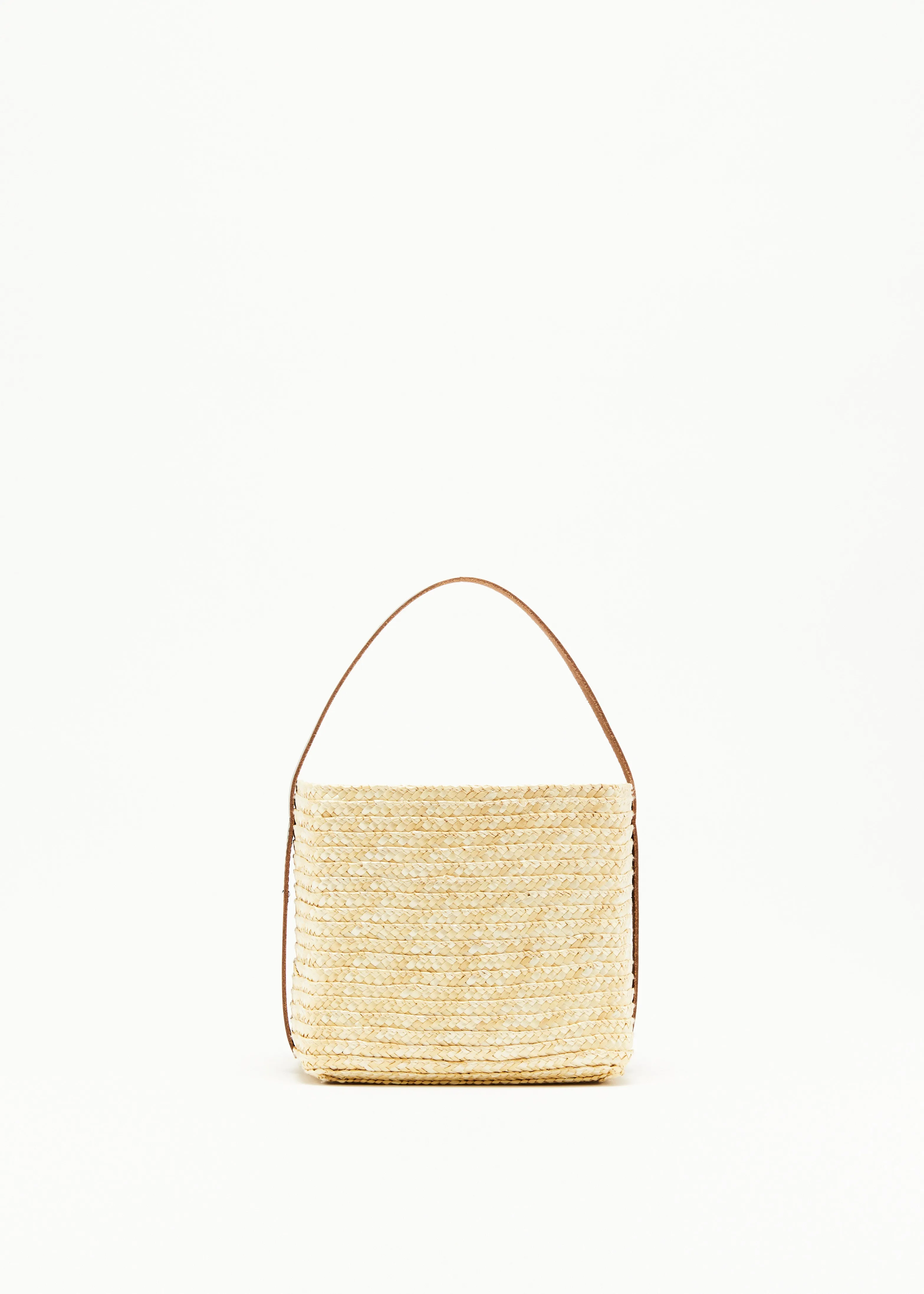 HANDMADE "PILI AND BIANCA" FLORENTINE STRAW SMALL BASKET BAG sold by Plan C product image thumbnail 3