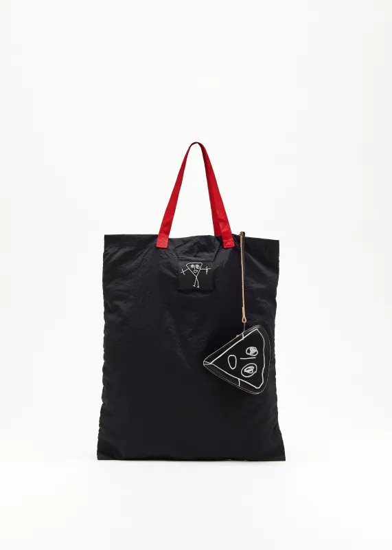 "PILI & BIANCA" NYLON FOLDING SHOPPER made by Plan C