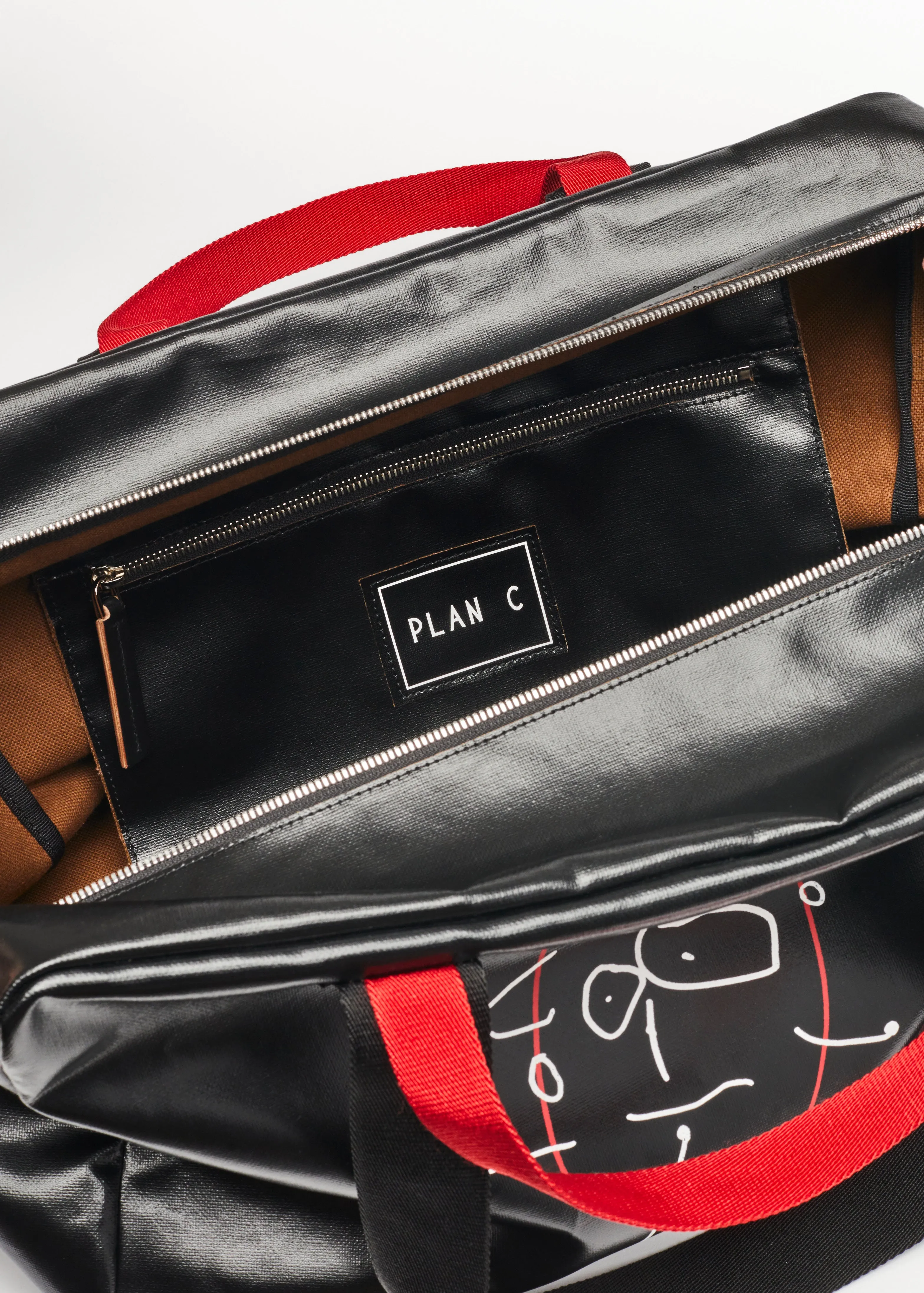 "PILI AND BIANCA" BLACK WEEKEND BAG sold by Plan C product image thumbnail 2