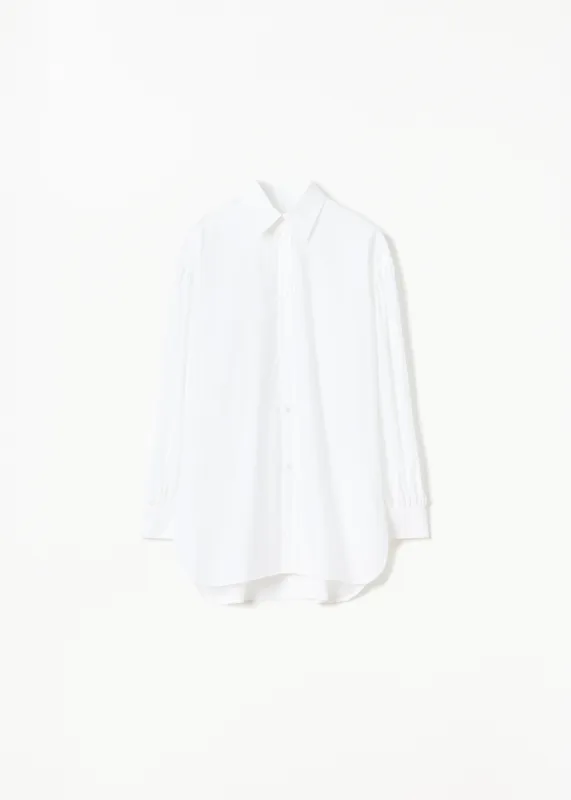 WHITE COTTON POPLIN SHIRT sold by Plan C