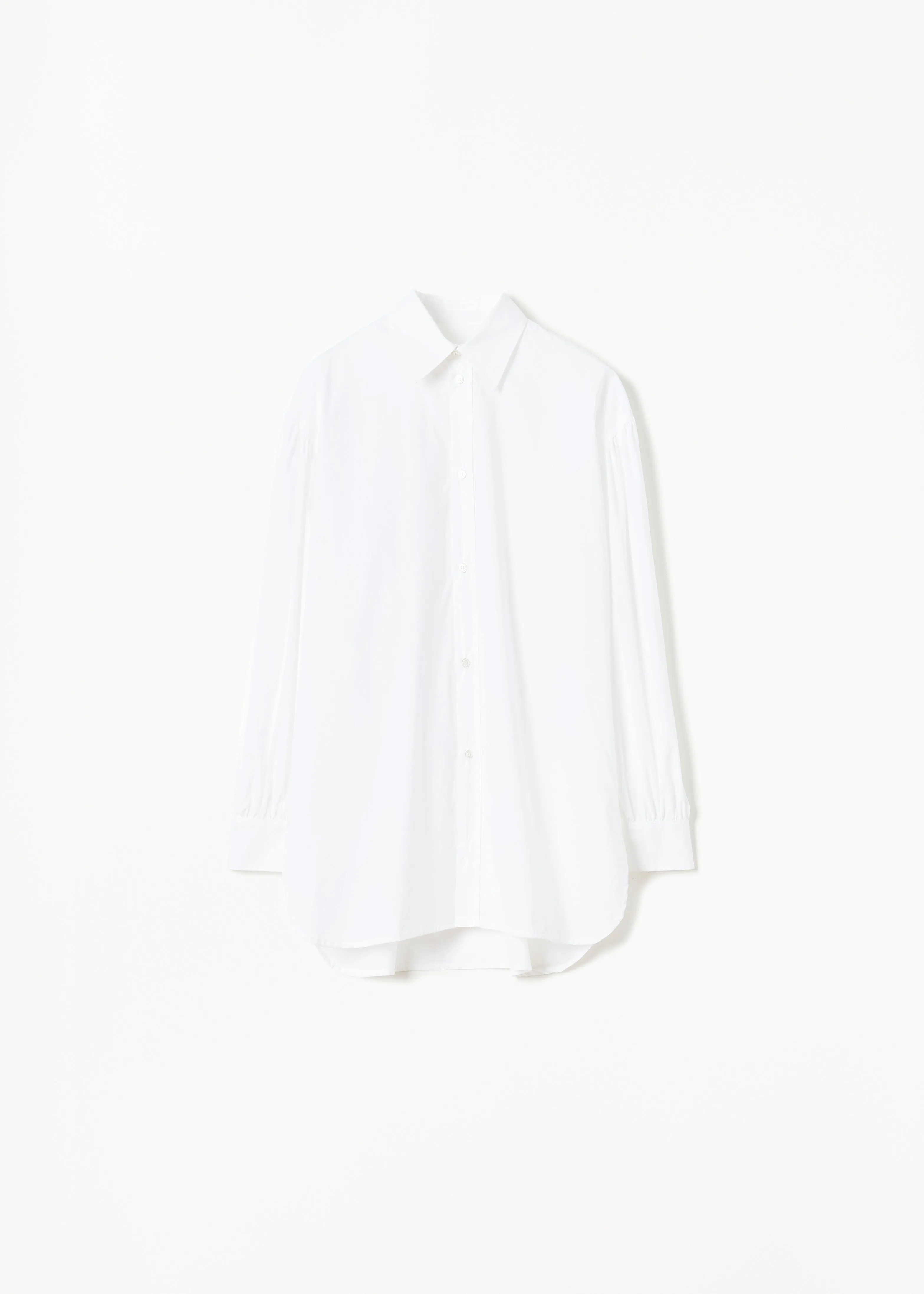 WHITE COTTON POPLIN SHIRT sold by Plan C