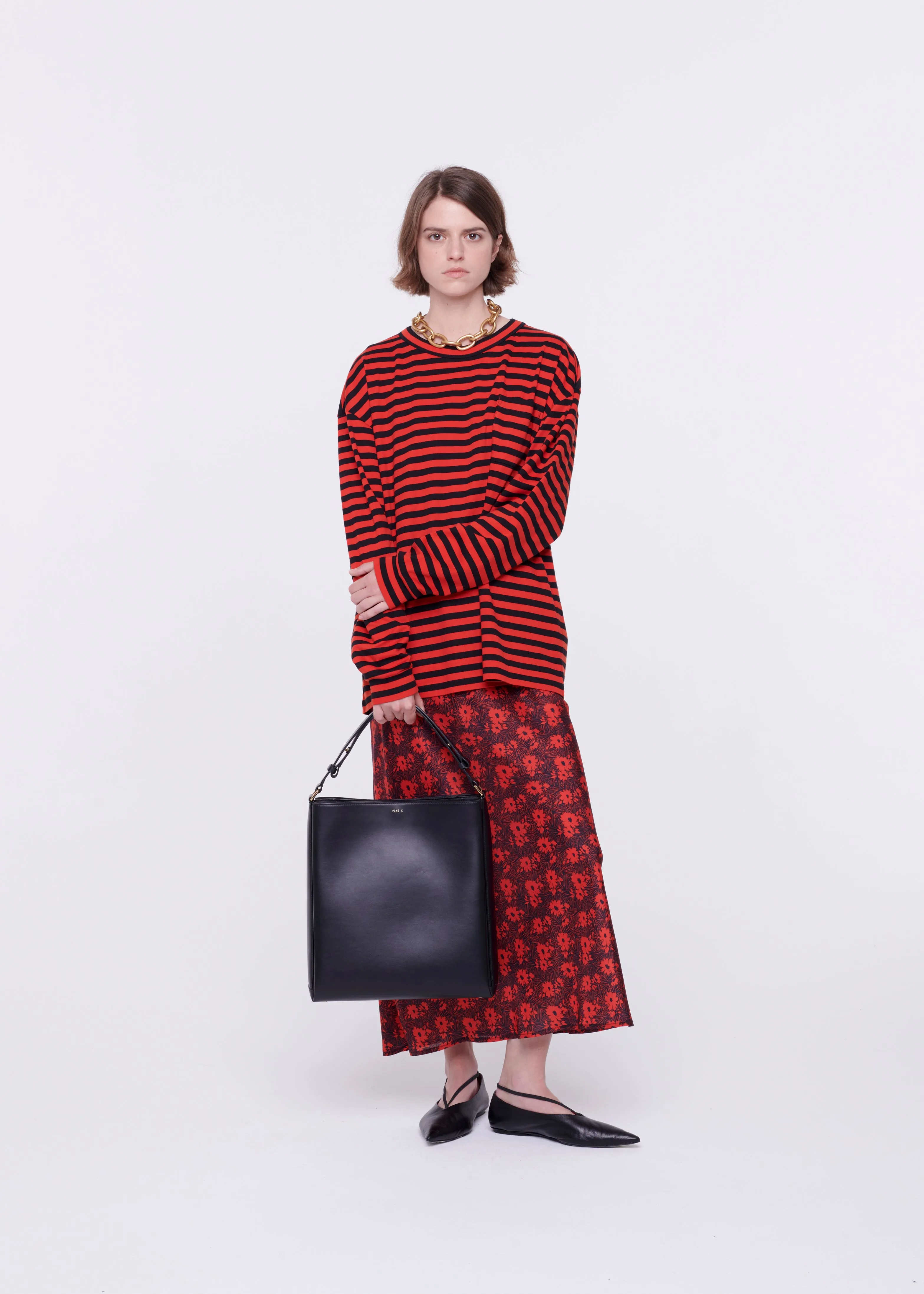 BLACK FOLDED TOTE BAG sold by Plan C product image thumbnail 5