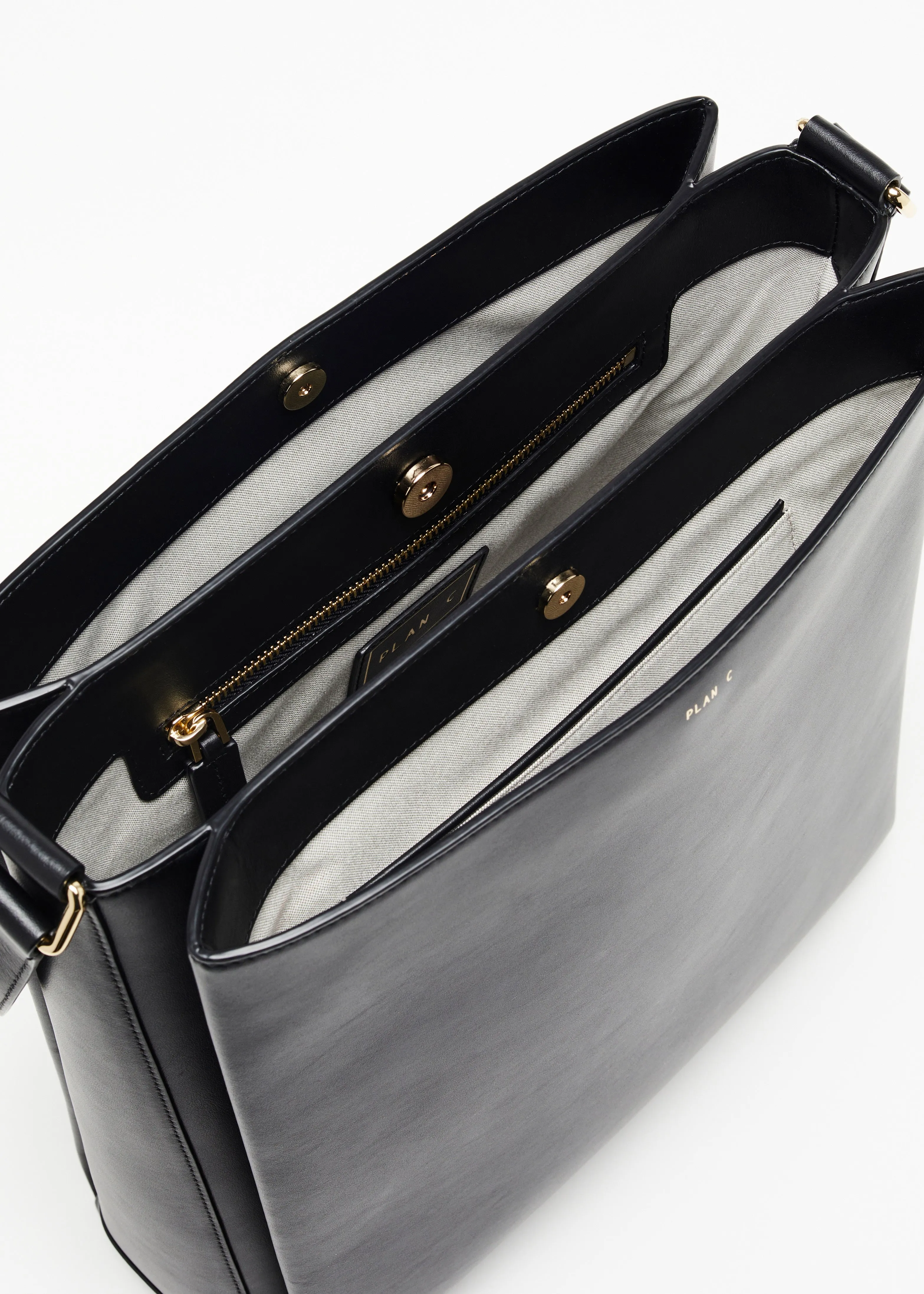 BLACK FOLDED TOTE BAG sold by Plan C product image thumbnail 2