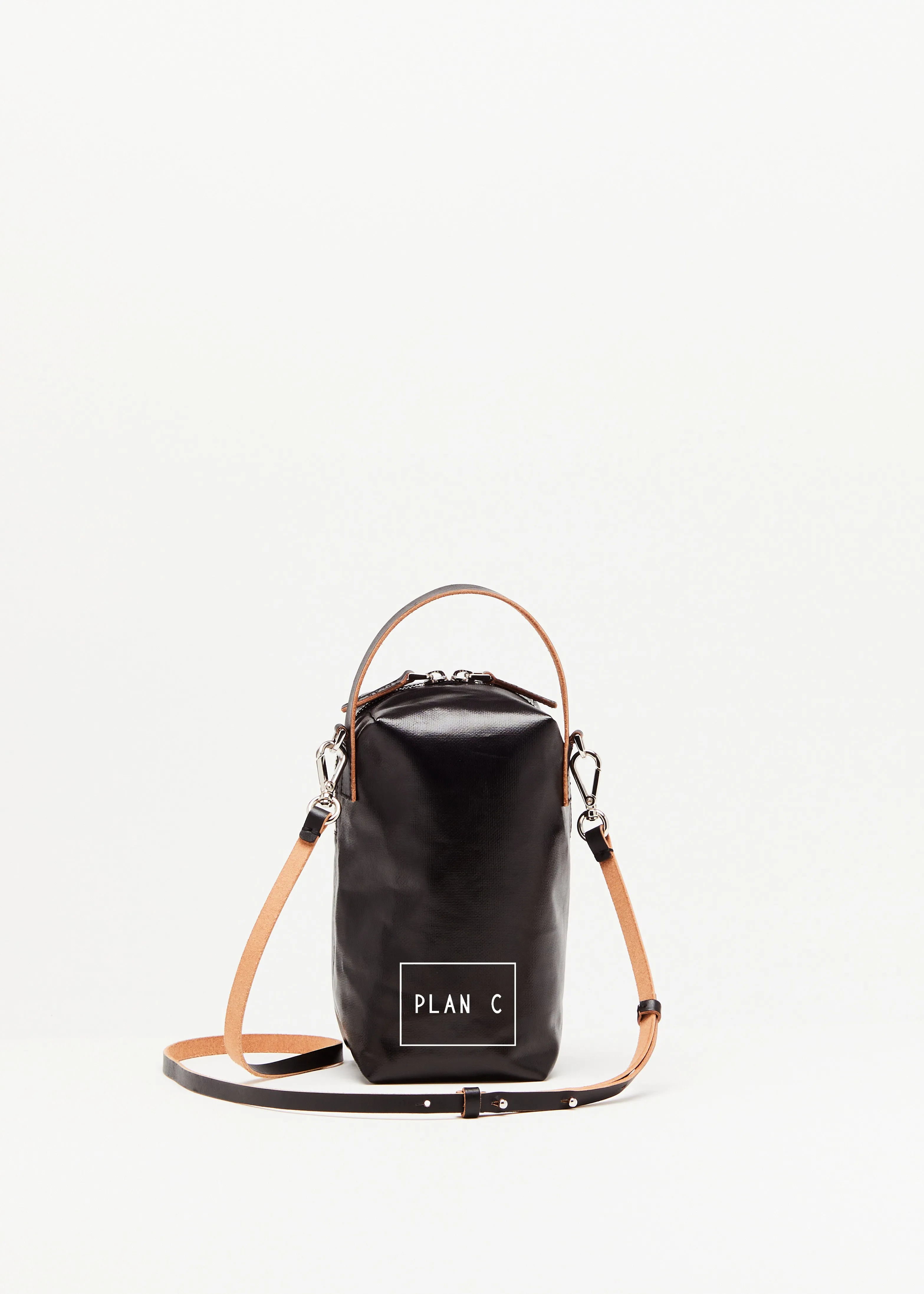 BLACK VERTICAL "PILI AND BIANCA" POUCH sold by Plan C product image thumbnail 5