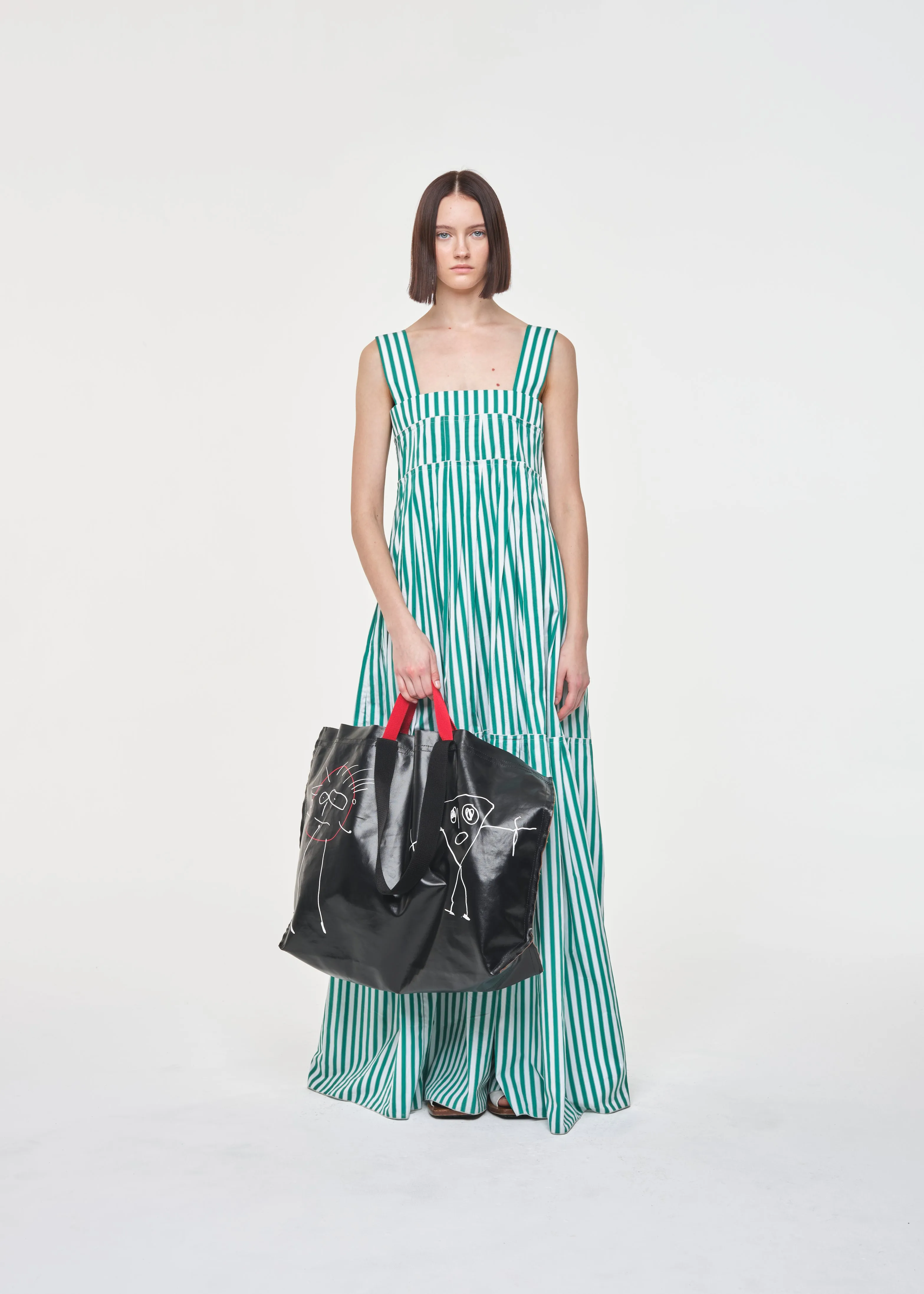 "PILI AND BIANCA" LARGE BLACK TOTE BAG sold by Plan C product image thumbnail 4