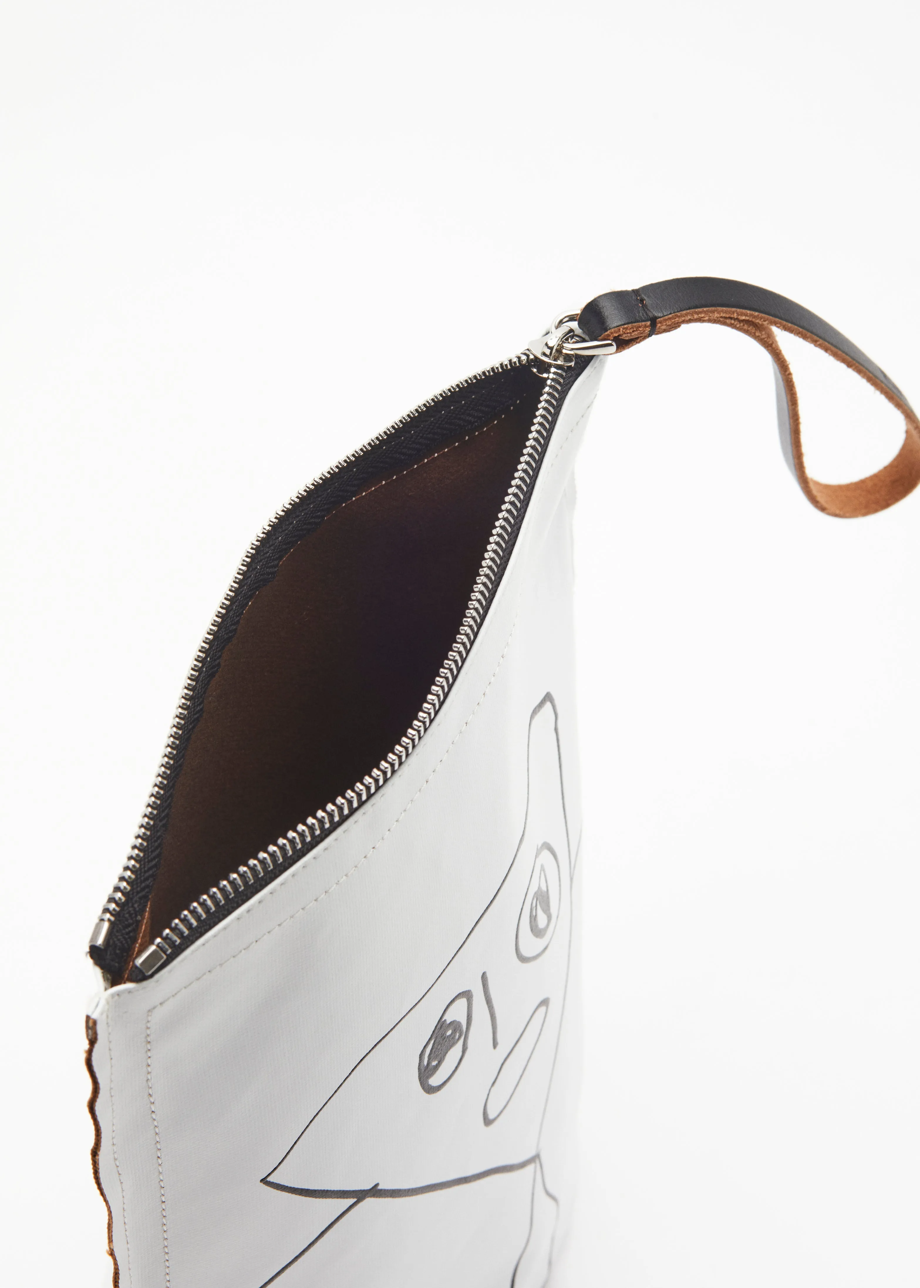 "PILI AND BIANCA" WHITE POUCH sold by Plan C product image thumbnail 3