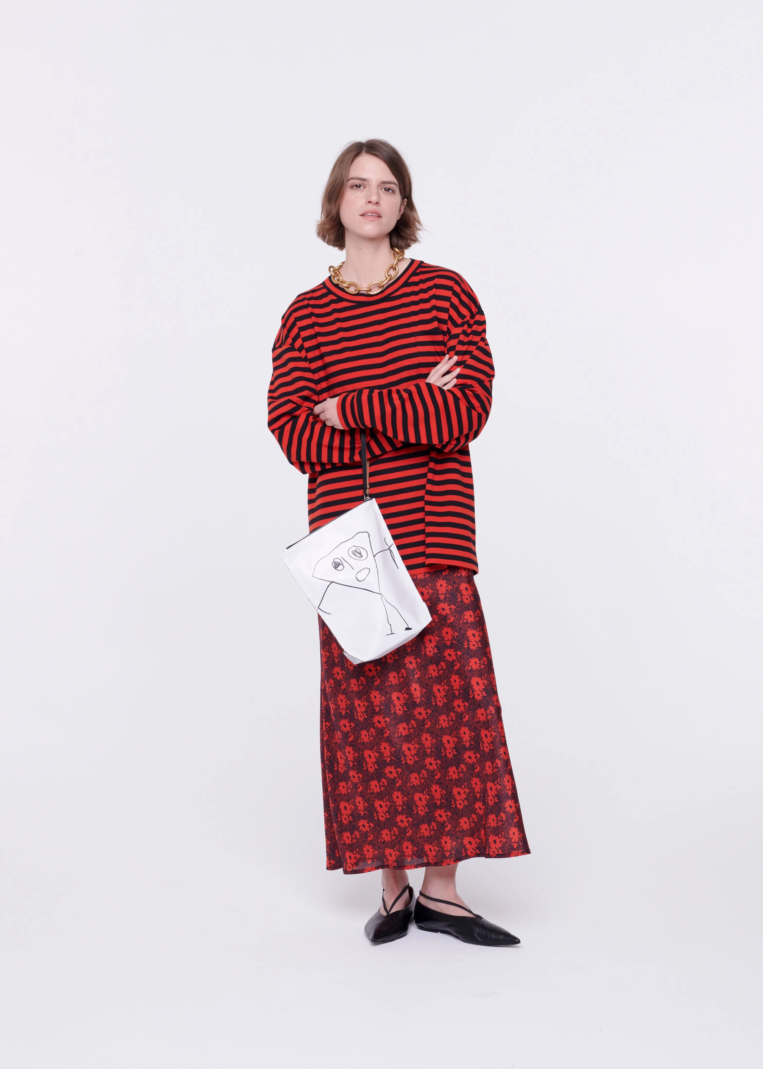 "PILI AND BIANCA" WHITE POUCH sold by Plan C product image thumbnail 2