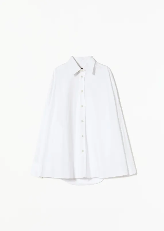 DRAPED BACK COTTON SHIRT made by Plan C