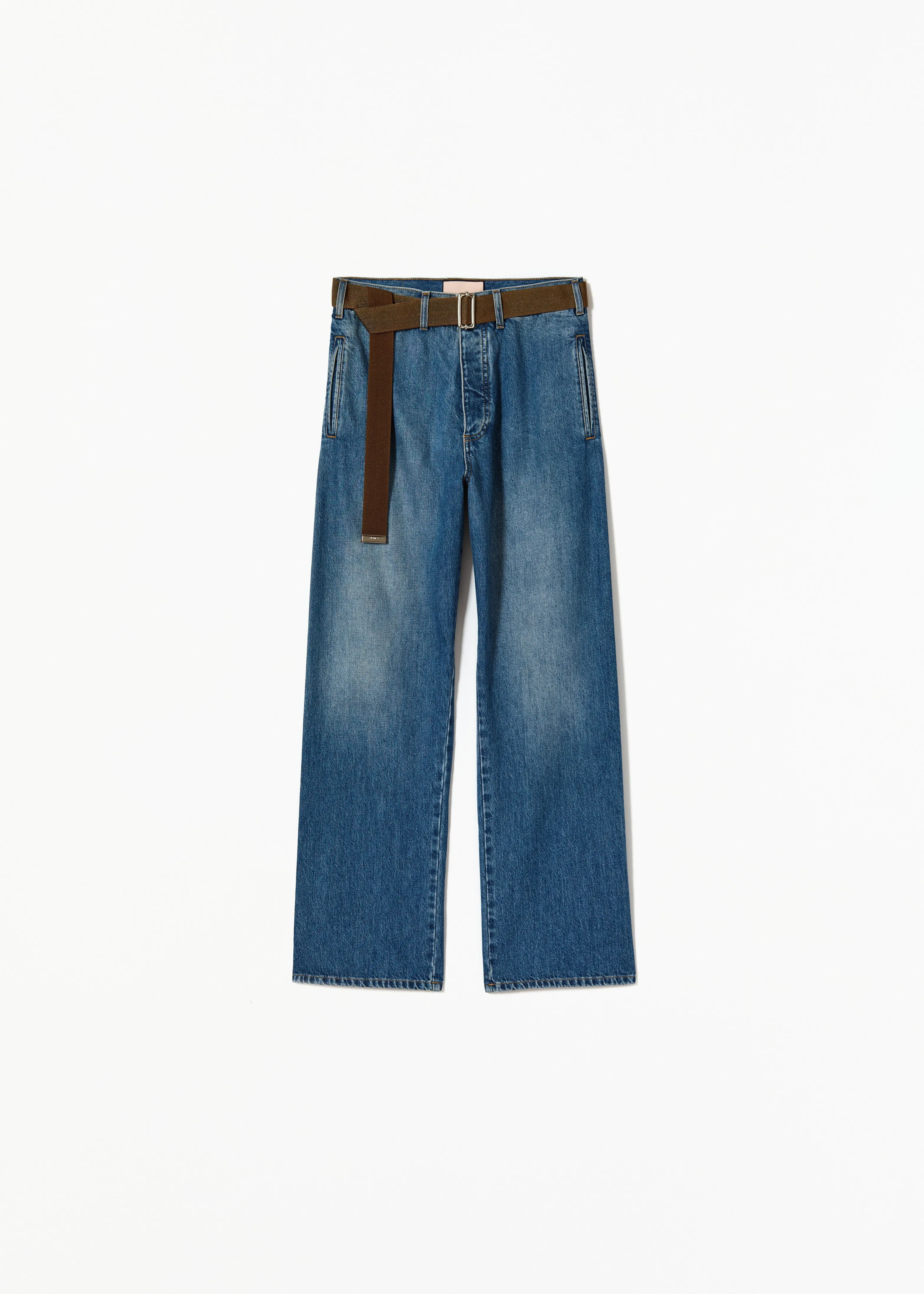 OVERSIZED POCKETS BLUE JEANS sold by Plan C