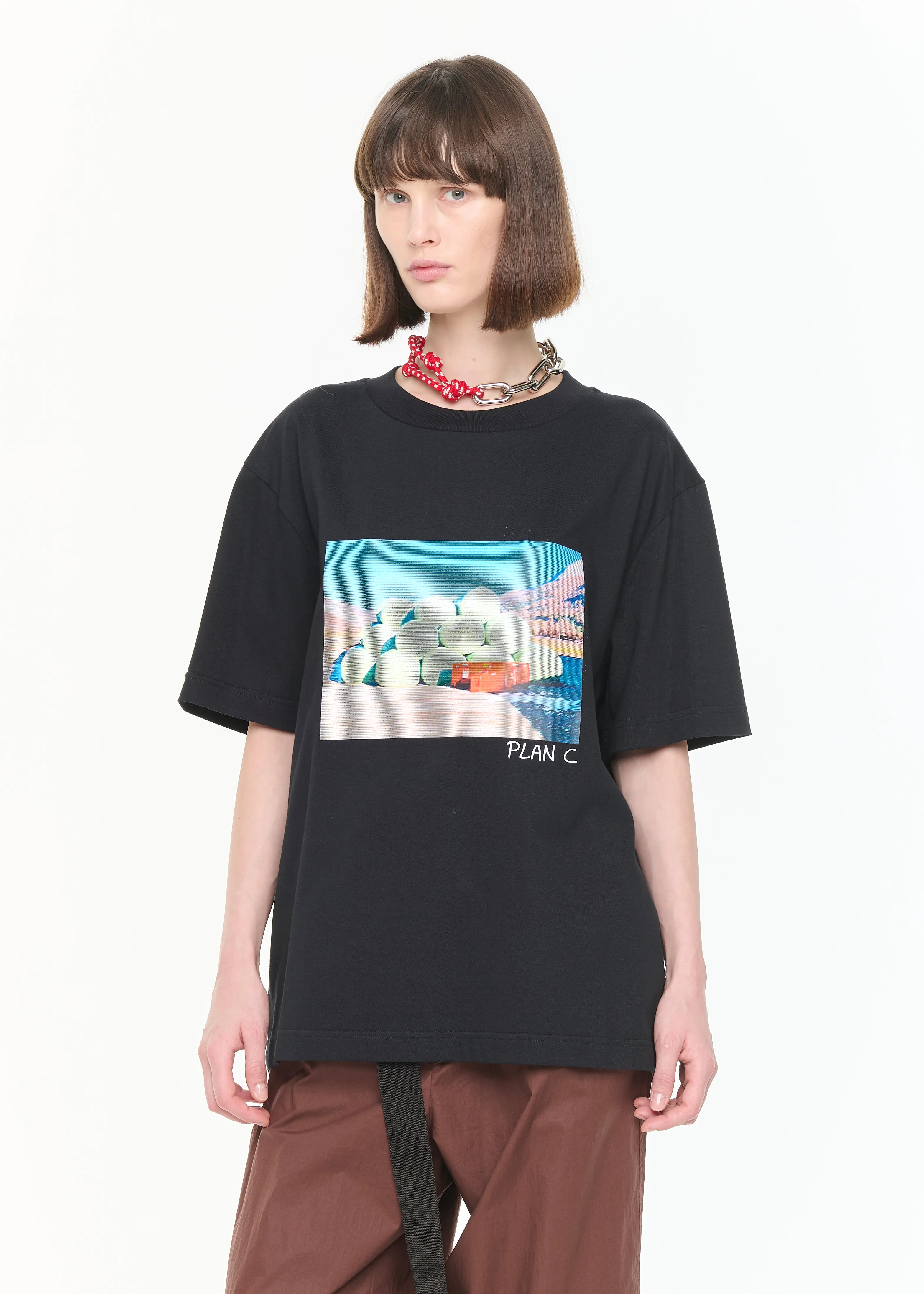 HAY PRINT T-SHIRT sold by Plan C product image thumbnail 3