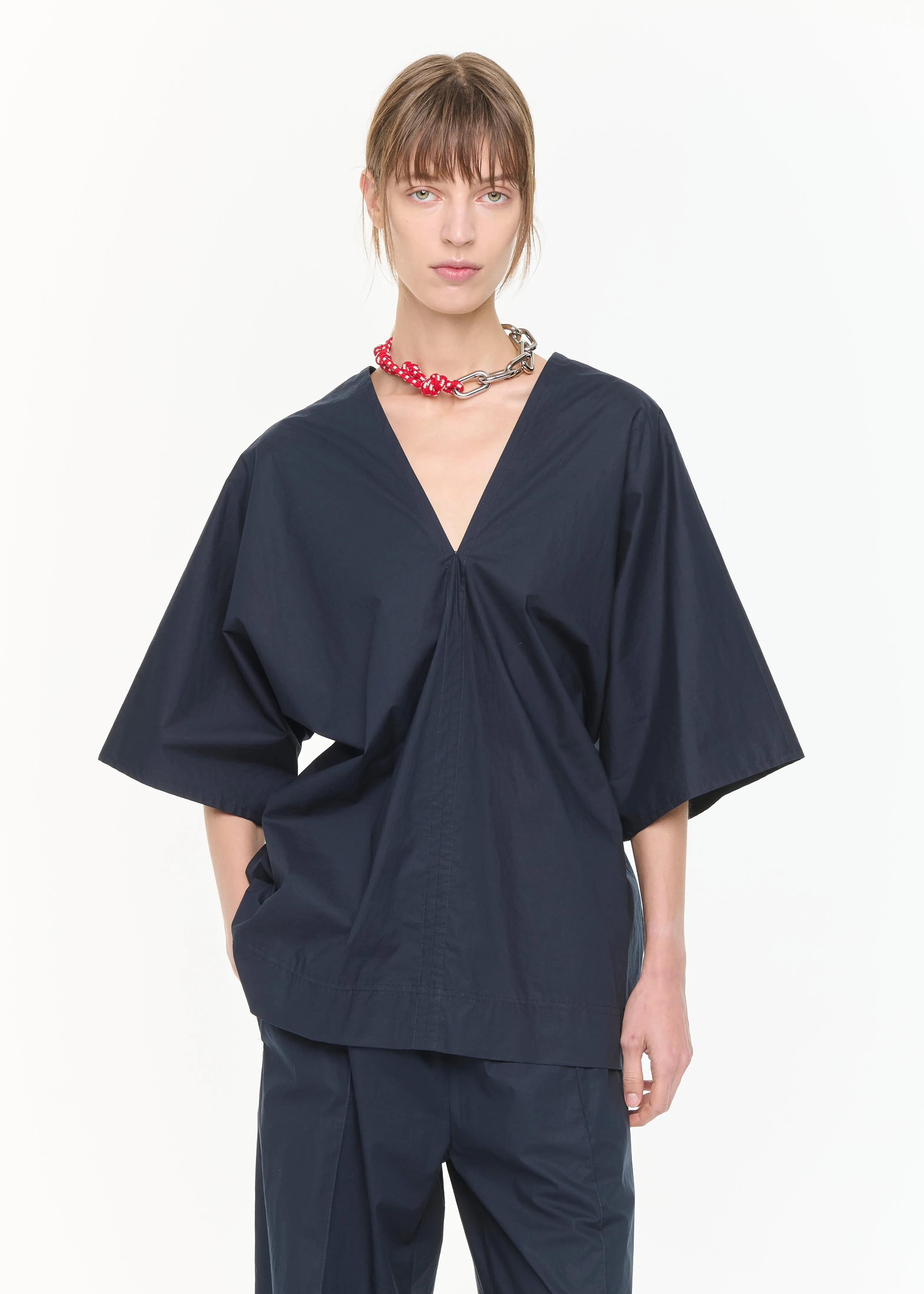 V-NECK BLOUSE sold by Plan C product image thumbnail 3