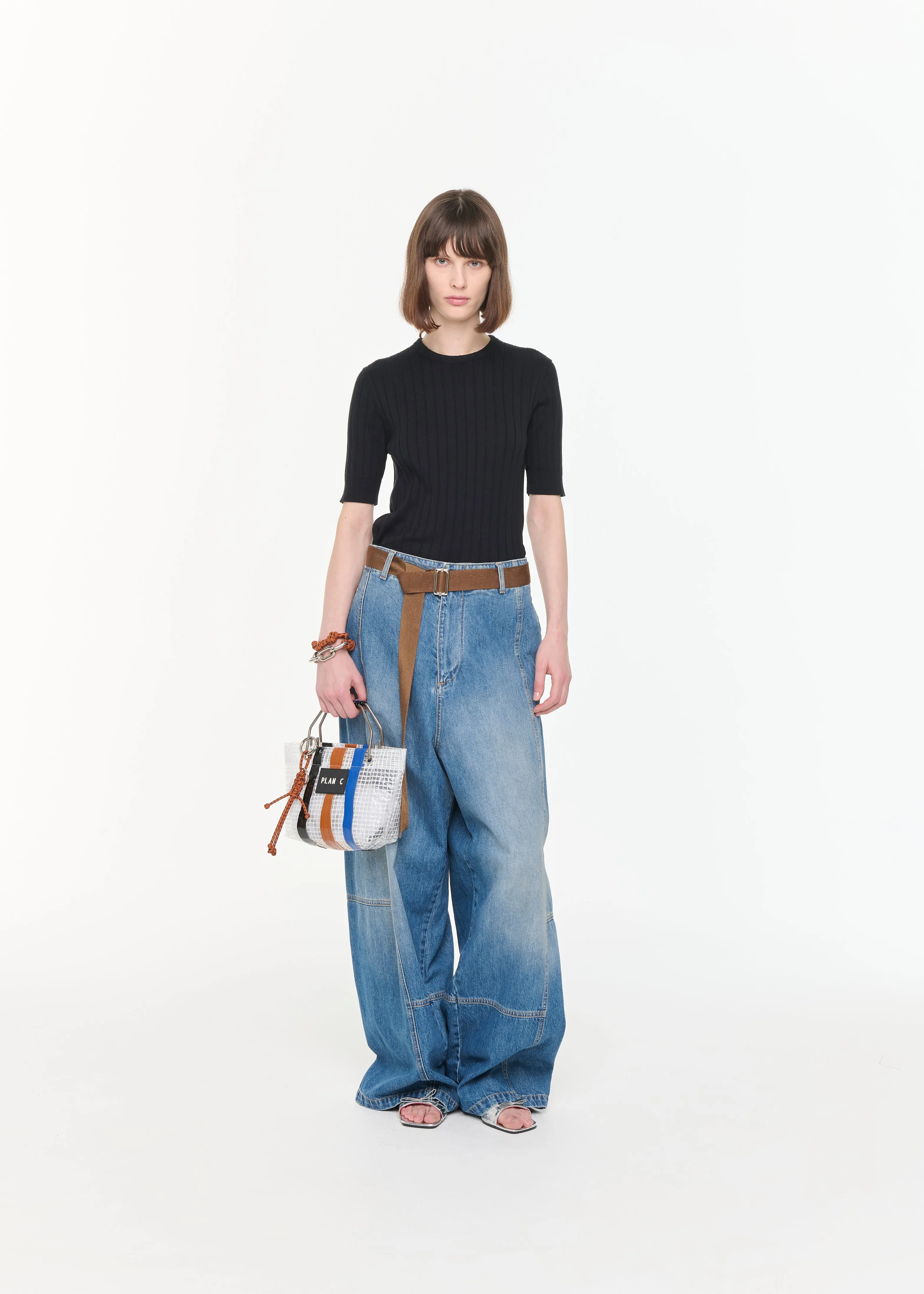 OVERSIZE CARGO BLUE JEANS sold by Plan C product image thumbnail 2