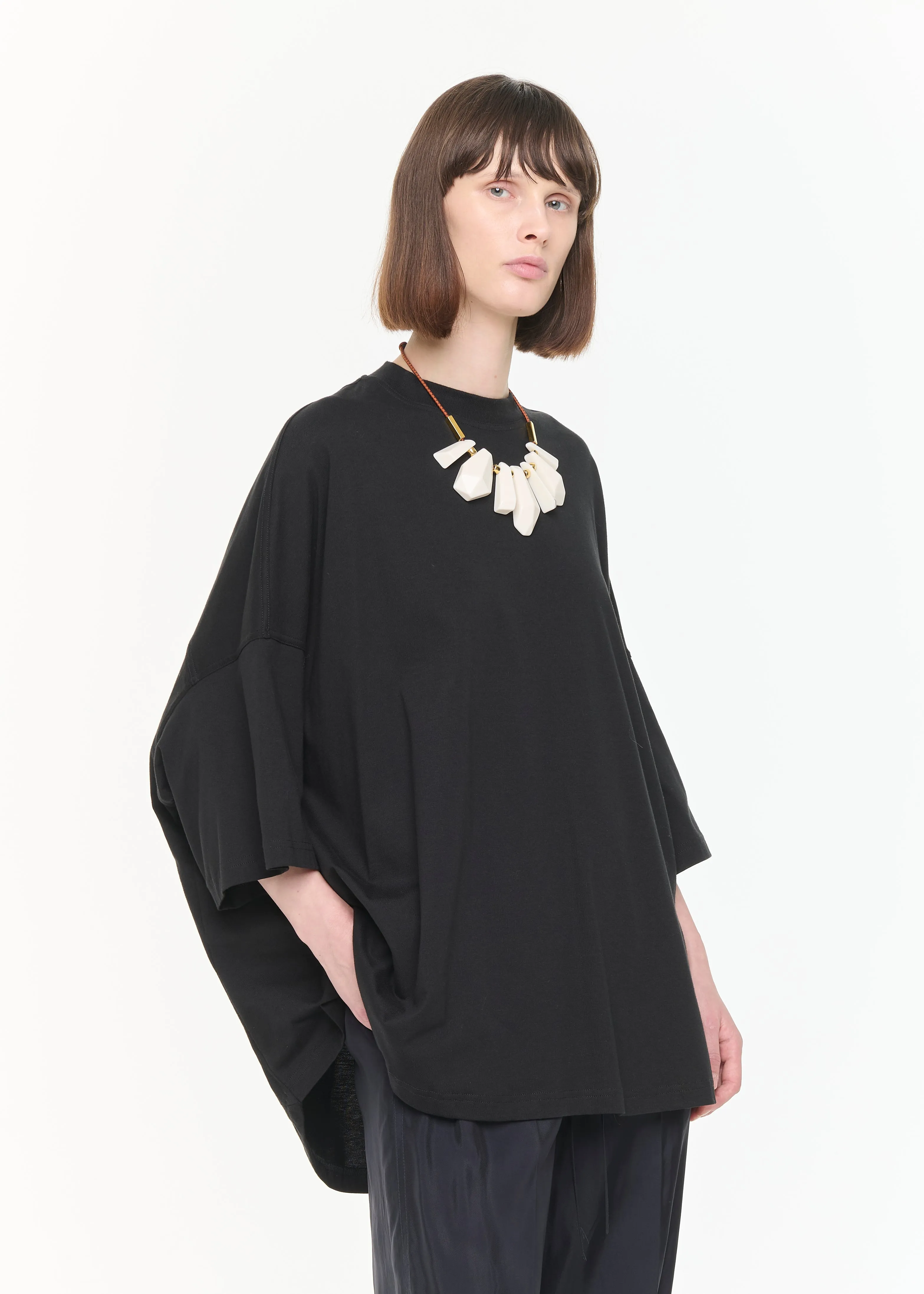 WIDE BLACK T-SHIRT sold by Plan C product image thumbnail 4