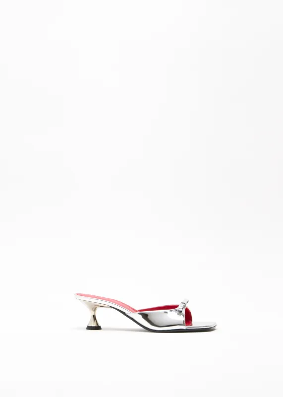 SILVER MULE CALF LEATHER made by Plan C
