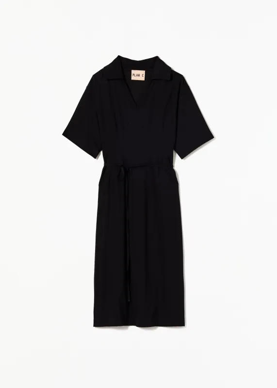 JERSEY POLO DRESS made by Plan C