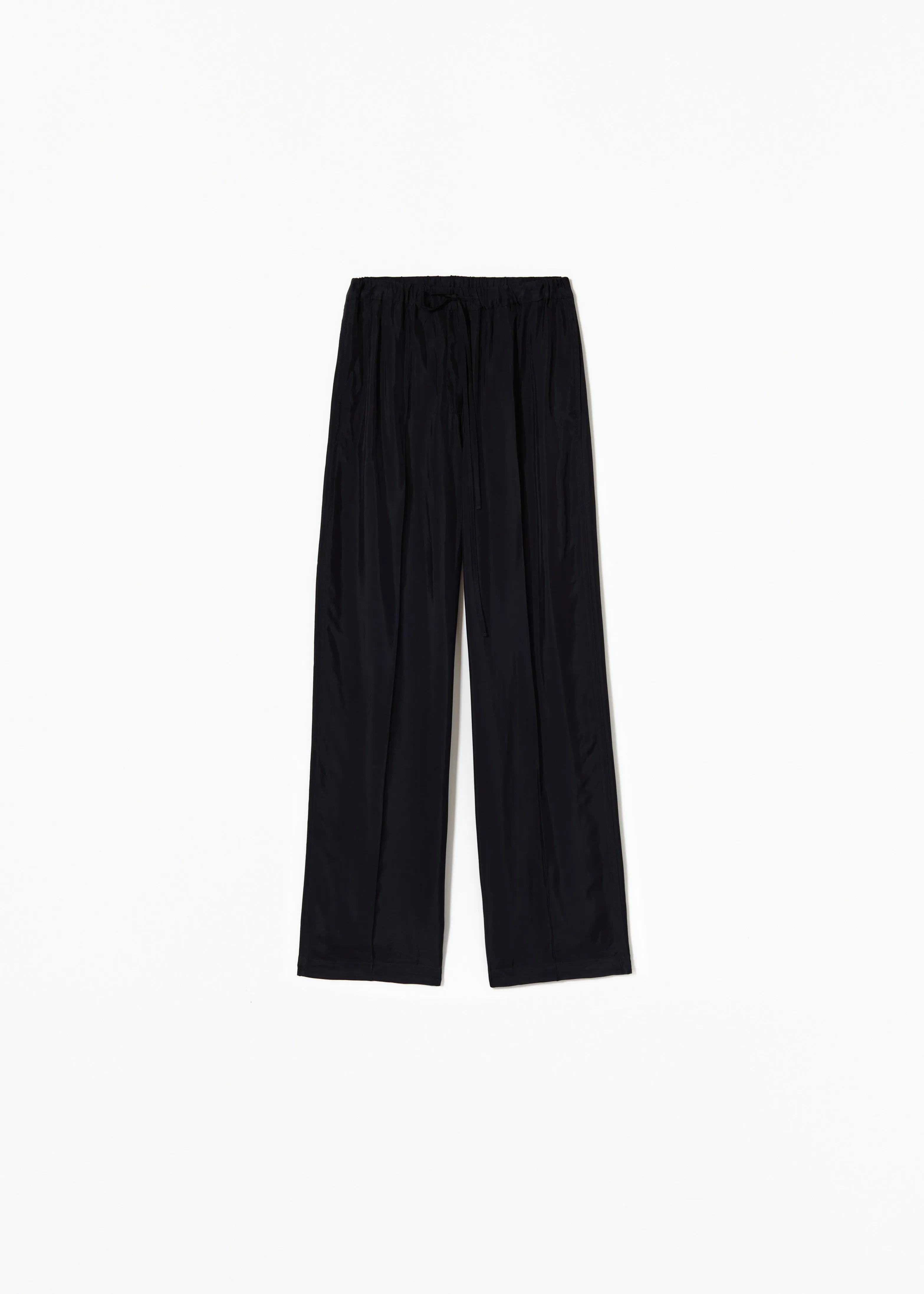 BLACK RELAXED VISCOSE PANTS sold by Plan C