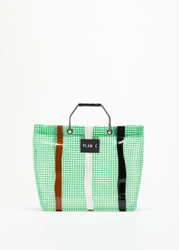 GREEN WAXED BEACH BAG sold by Plan C