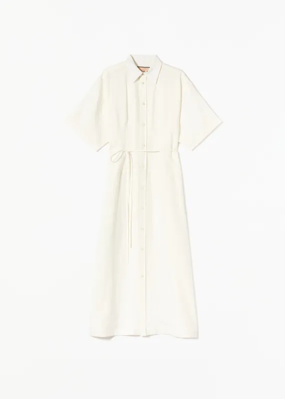 LINEN SHIRT DRESS made by Plan C