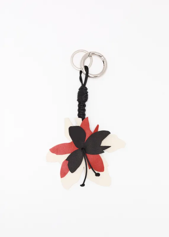 LEATHER MULTICOLOR KEYCHAIN made by Plan C
