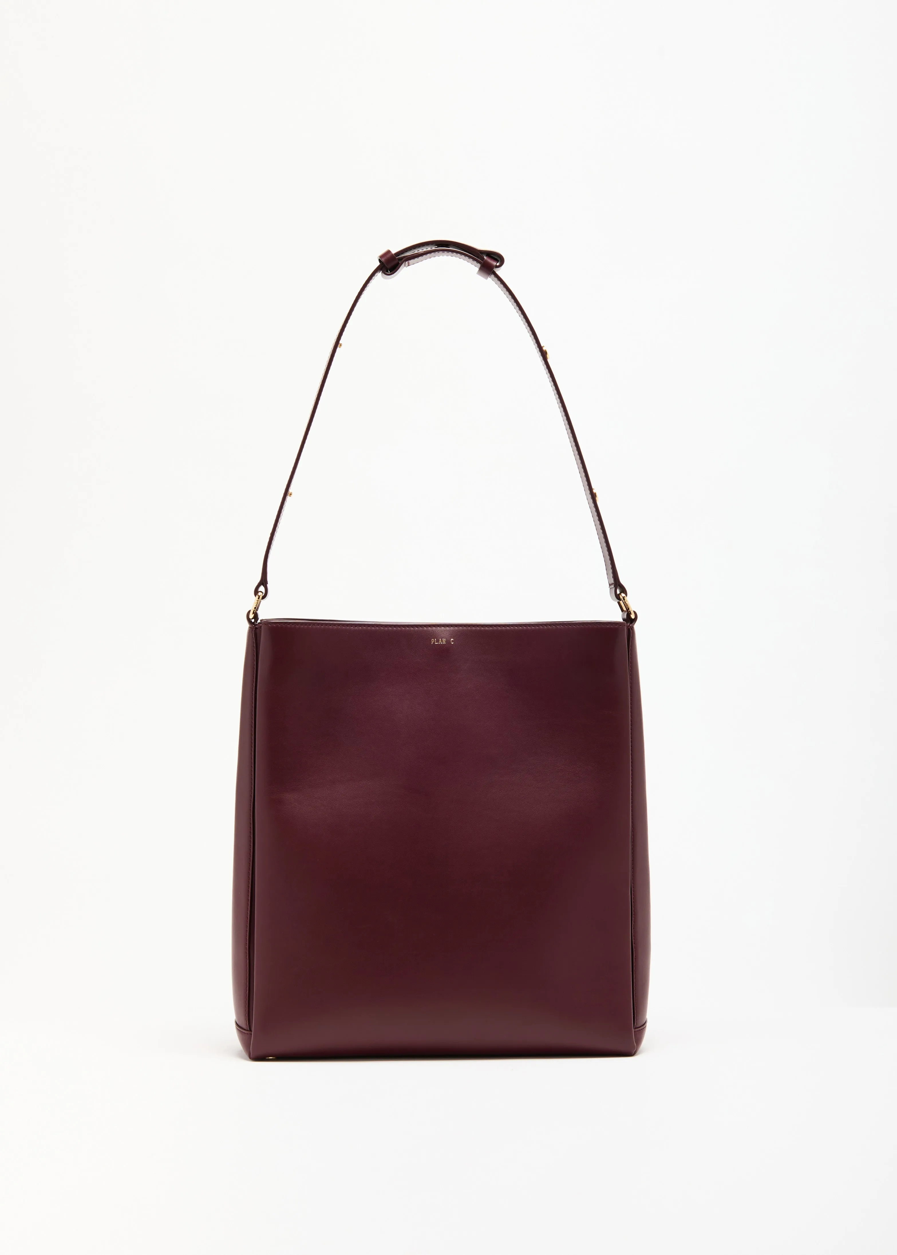 BURGUNDY FOLDED TOTE BAG sold by Plan C product image thumbnail 2