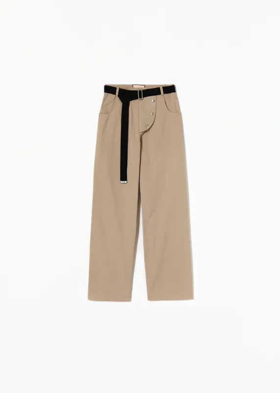 TECHINCAL TWILL SAND PANTS made by Plan C