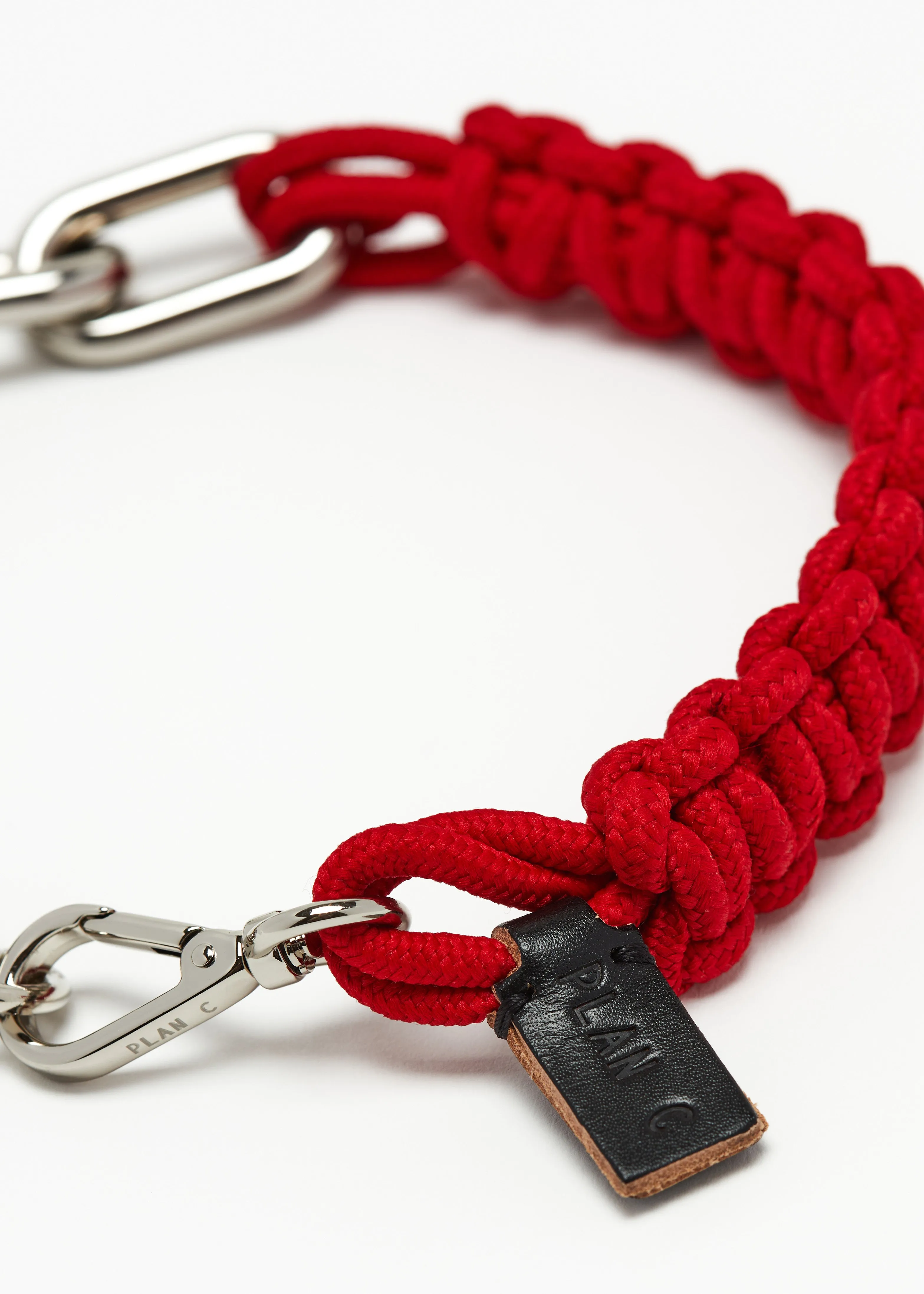 RED CHUNKY CHAIN NECKLACE sold by Plan C product image thumbnail 2