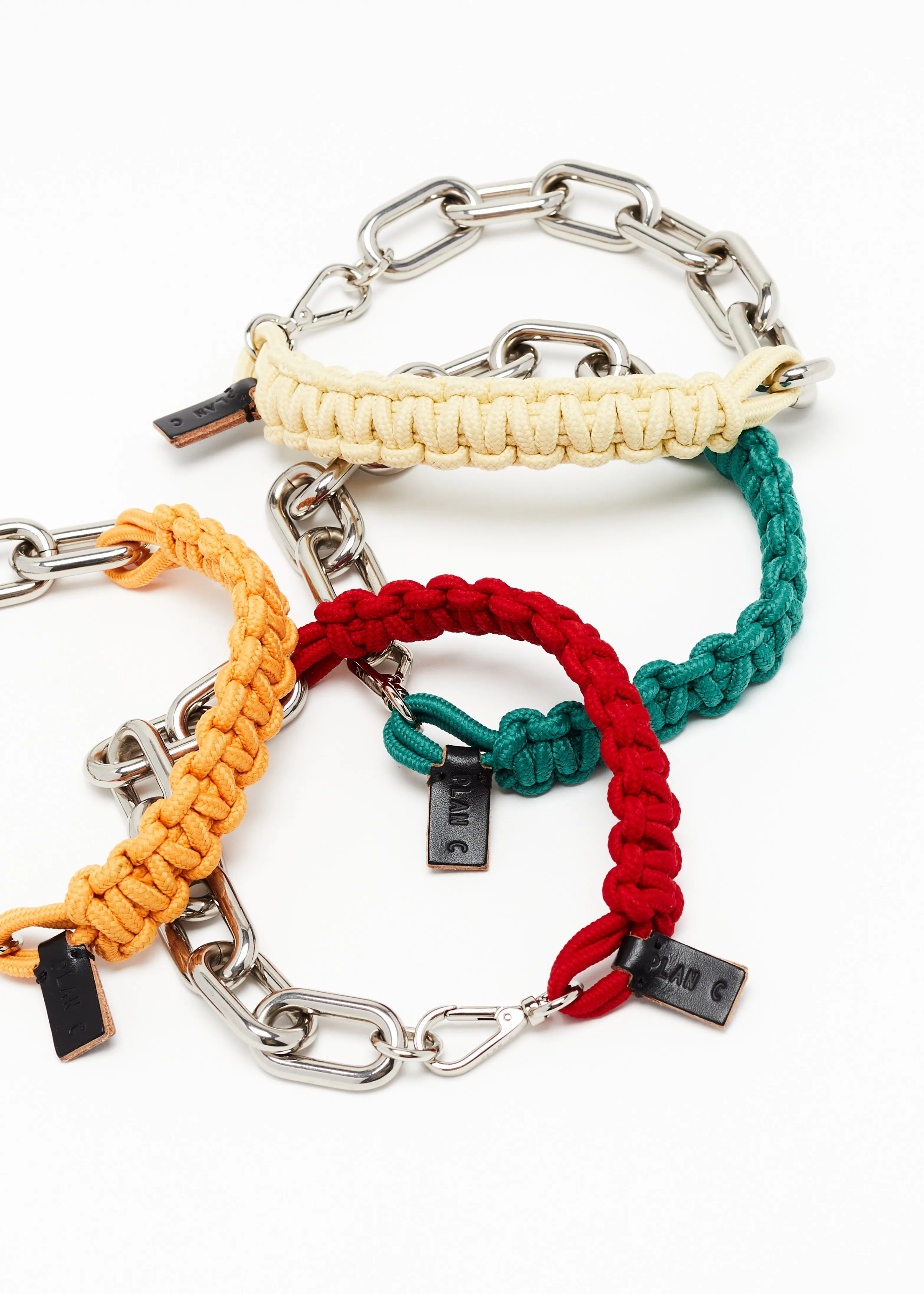 RED CHUNKY CHAIN NECKLACE sold by Plan C product image thumbnail 3