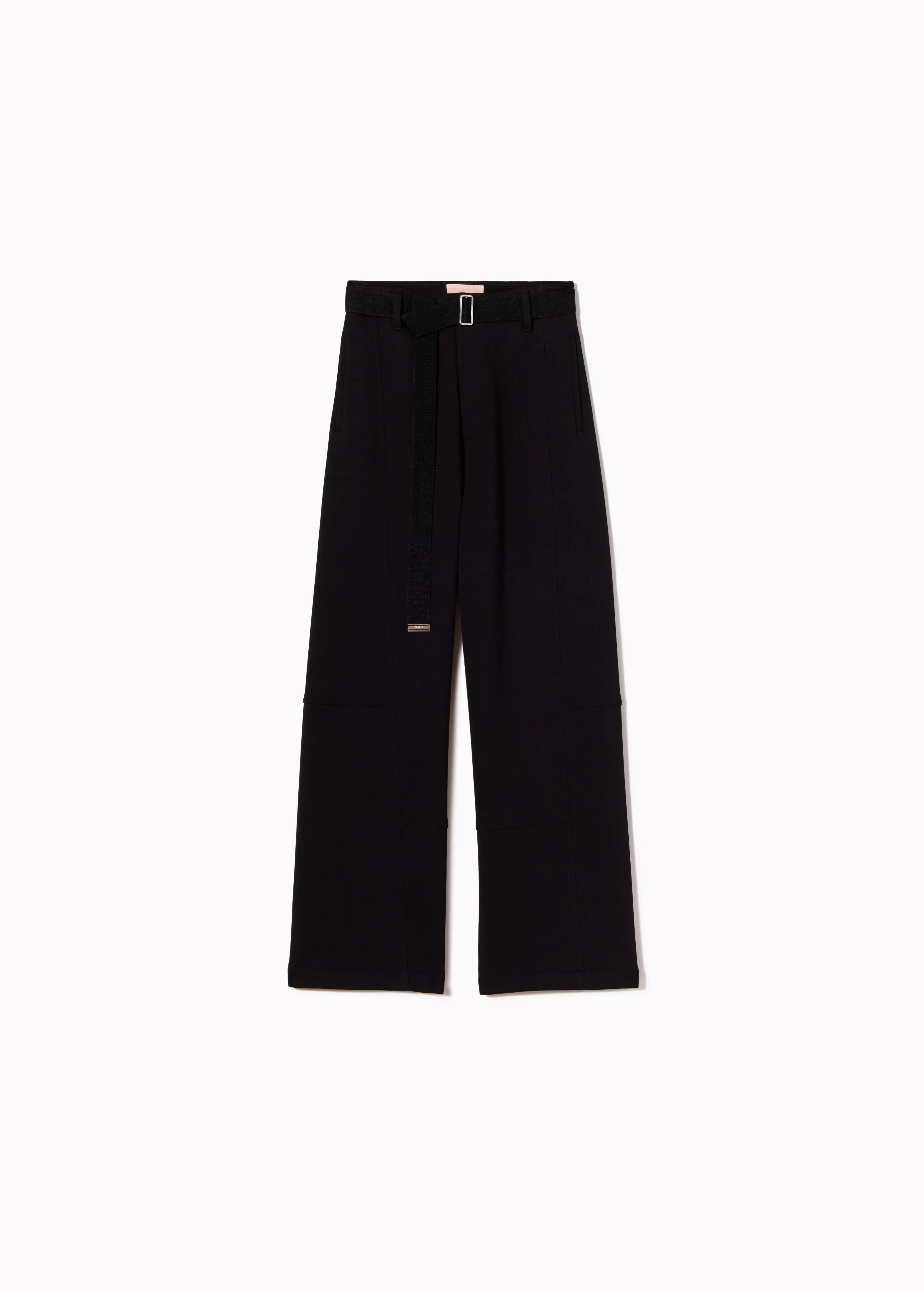 WIDE LEG BLACK FLEECE TROUSERS sold by Plan C